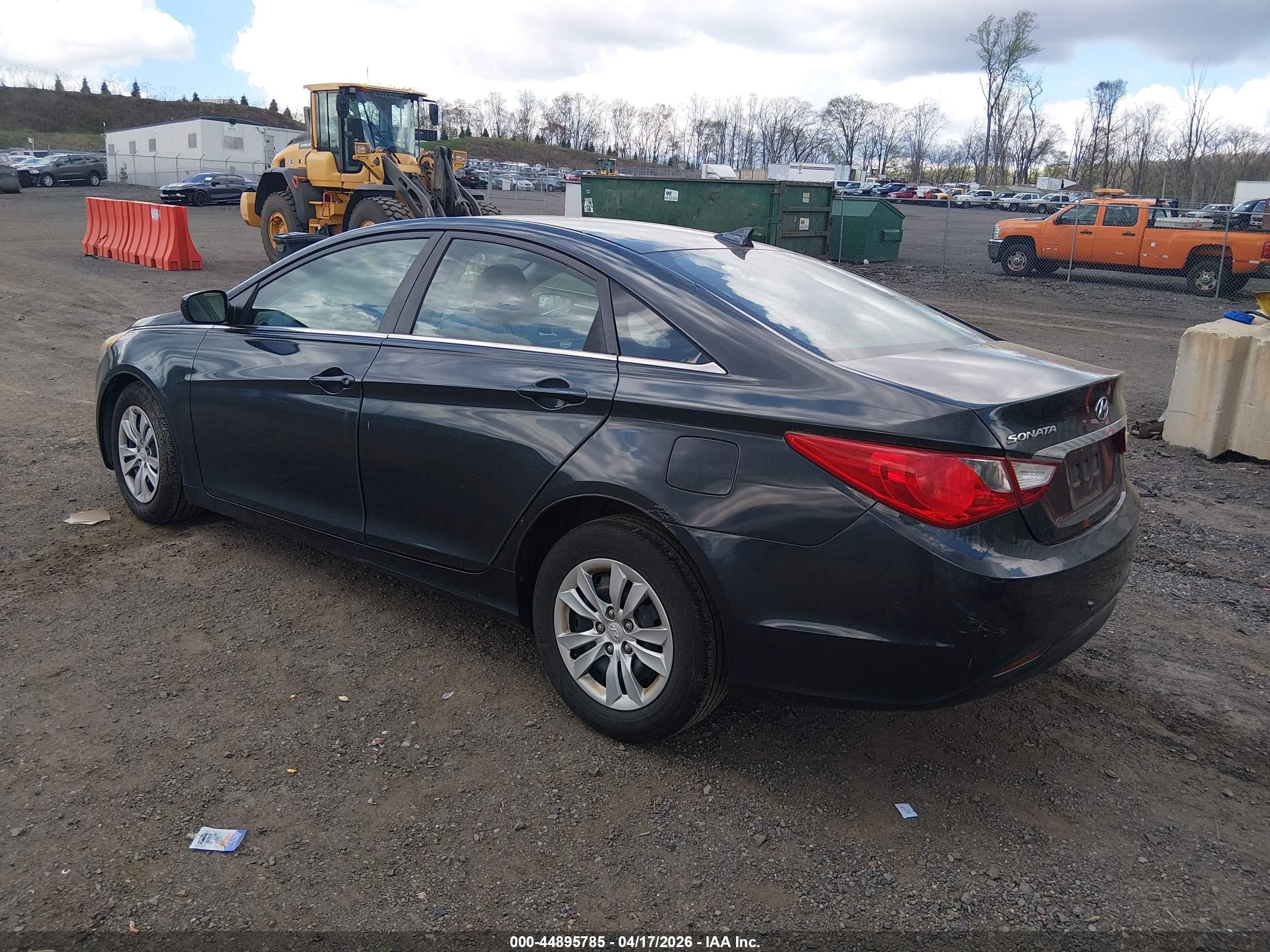 2012 Hyundai Sonata Gls Black vin: 5NPEB4AC9CH450236