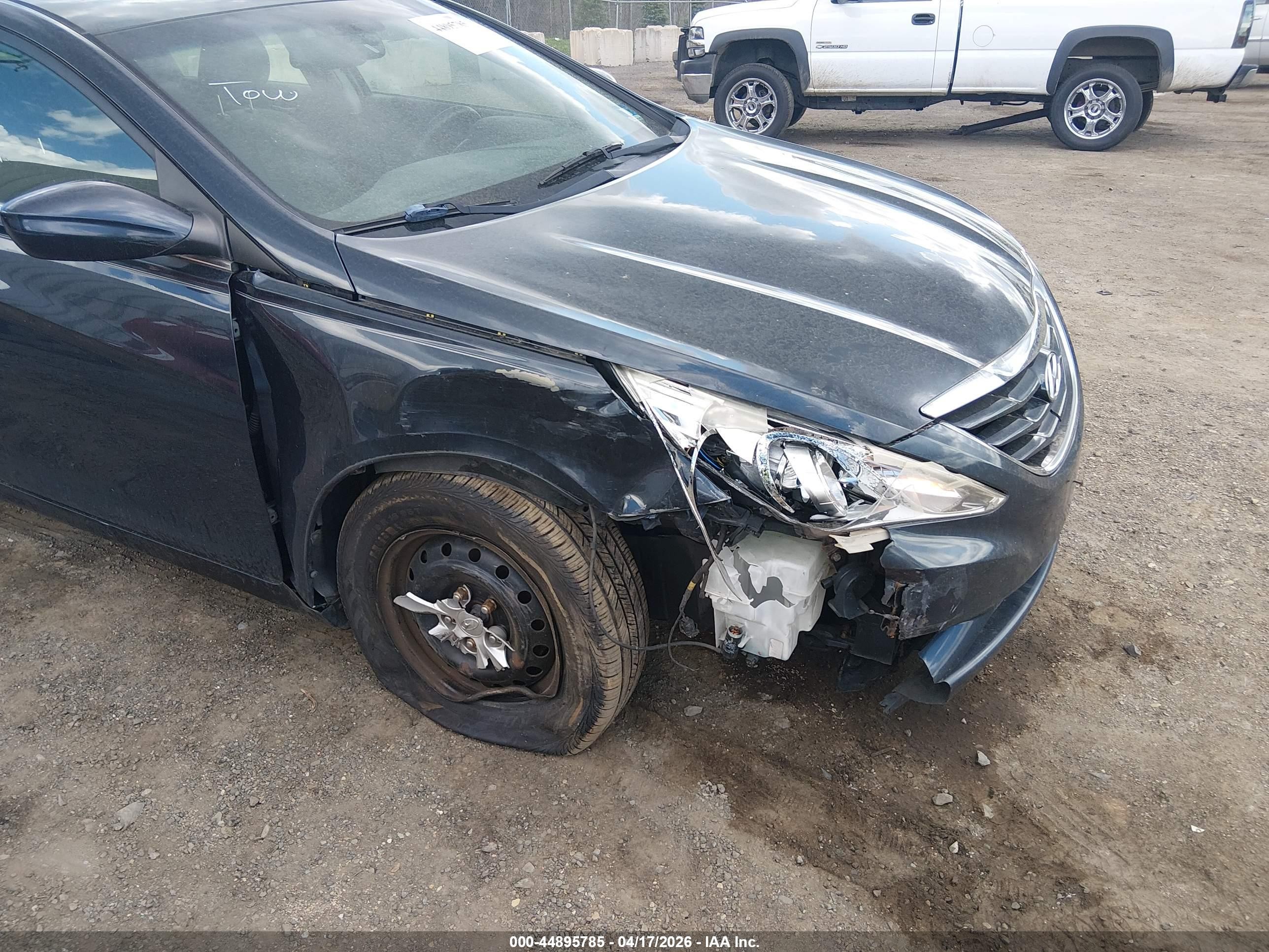 2012 Hyundai Sonata Gls Black vin: 5NPEB4AC9CH450236