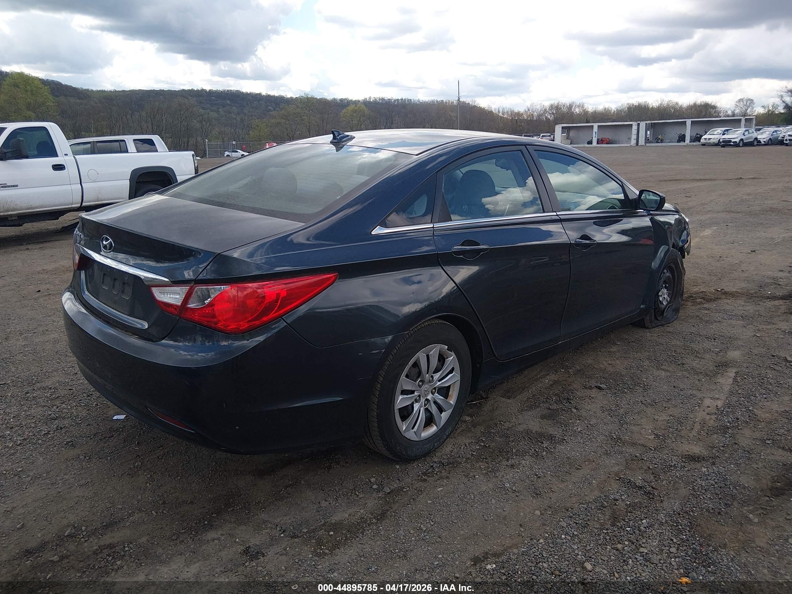 2012 Hyundai Sonata Gls Black vin: 5NPEB4AC9CH450236