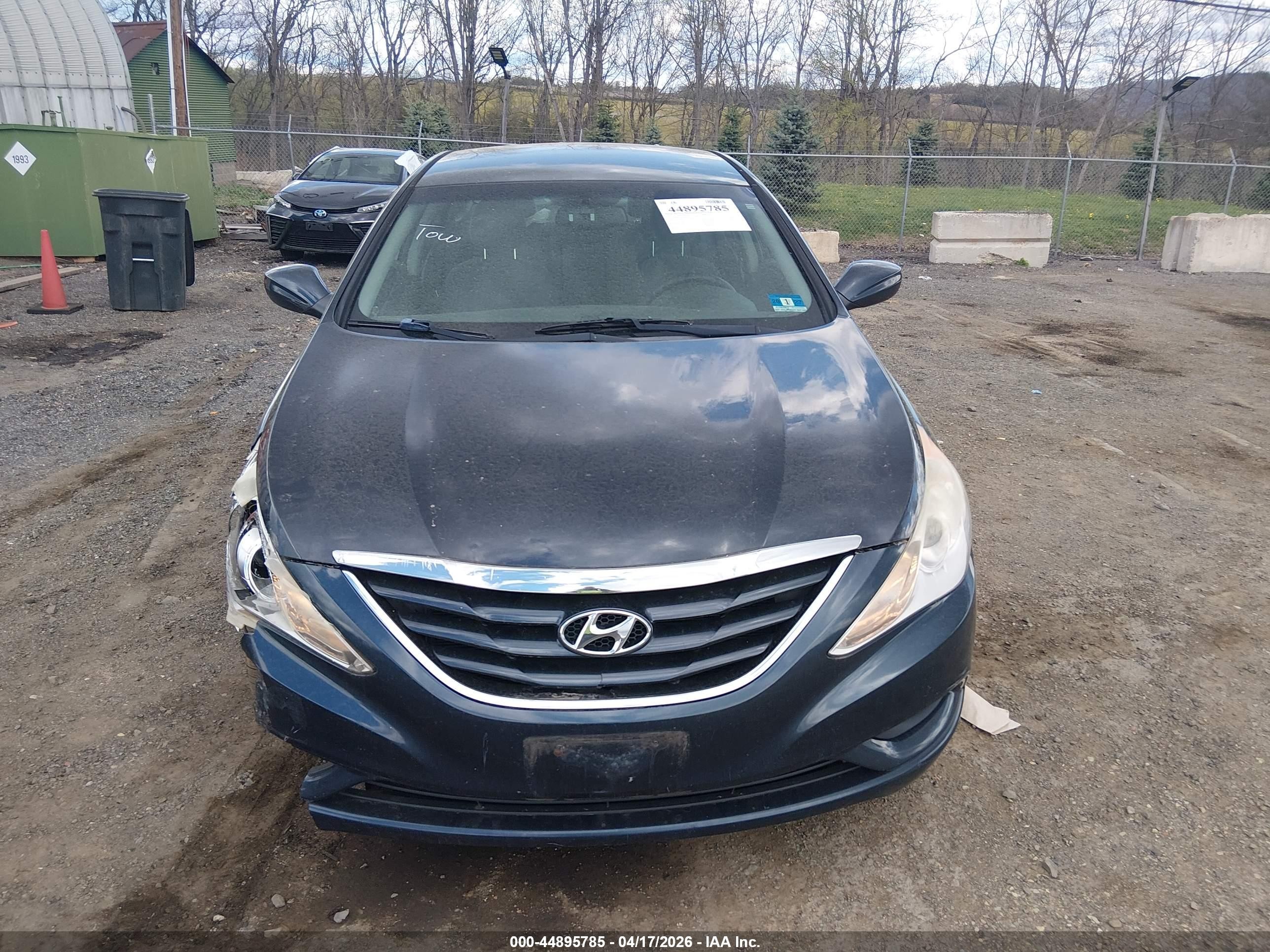 2012 Hyundai Sonata Gls Black vin: 5NPEB4AC9CH450236