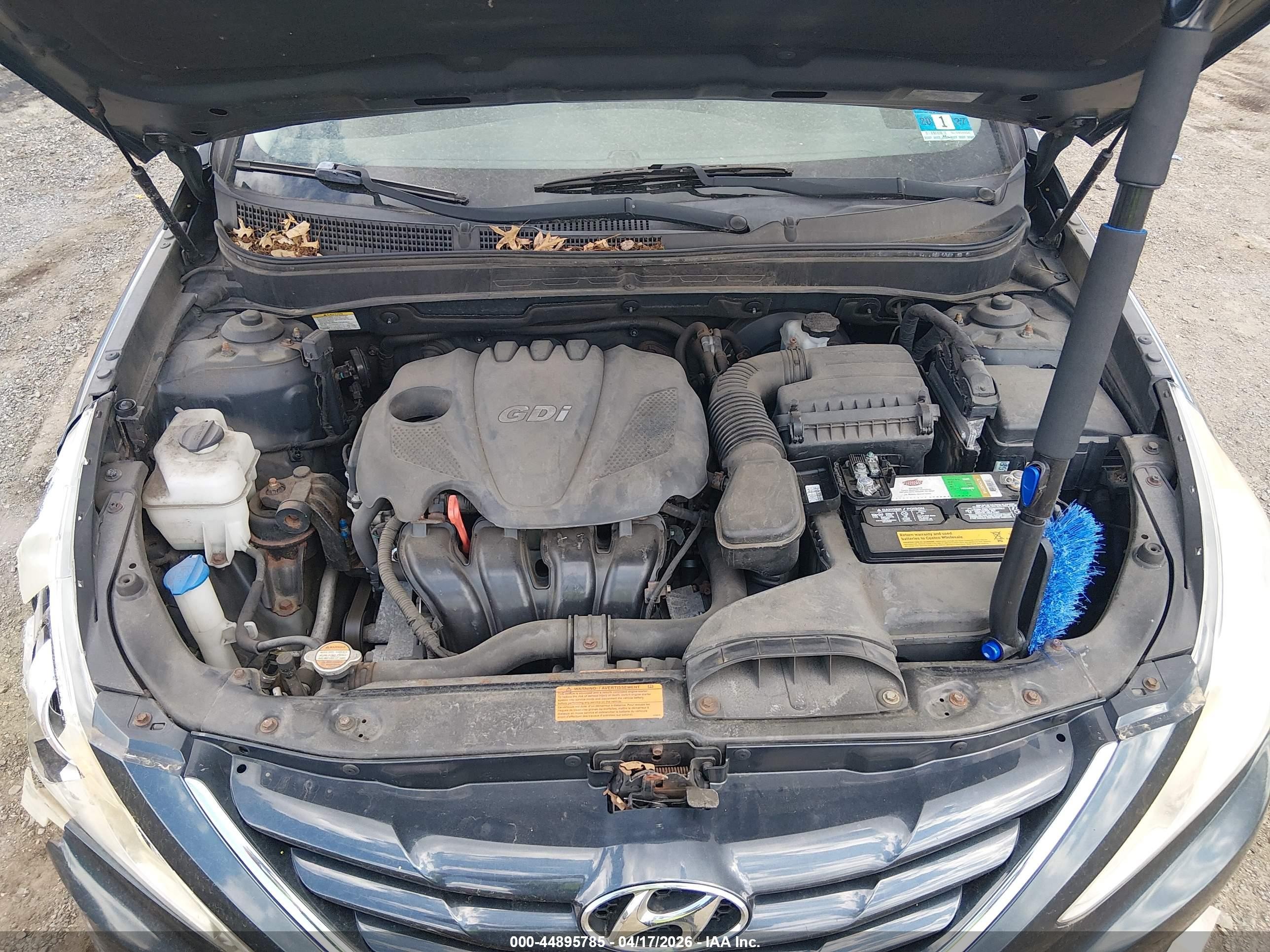 2012 Hyundai Sonata Gls Black vin: 5NPEB4AC9CH450236