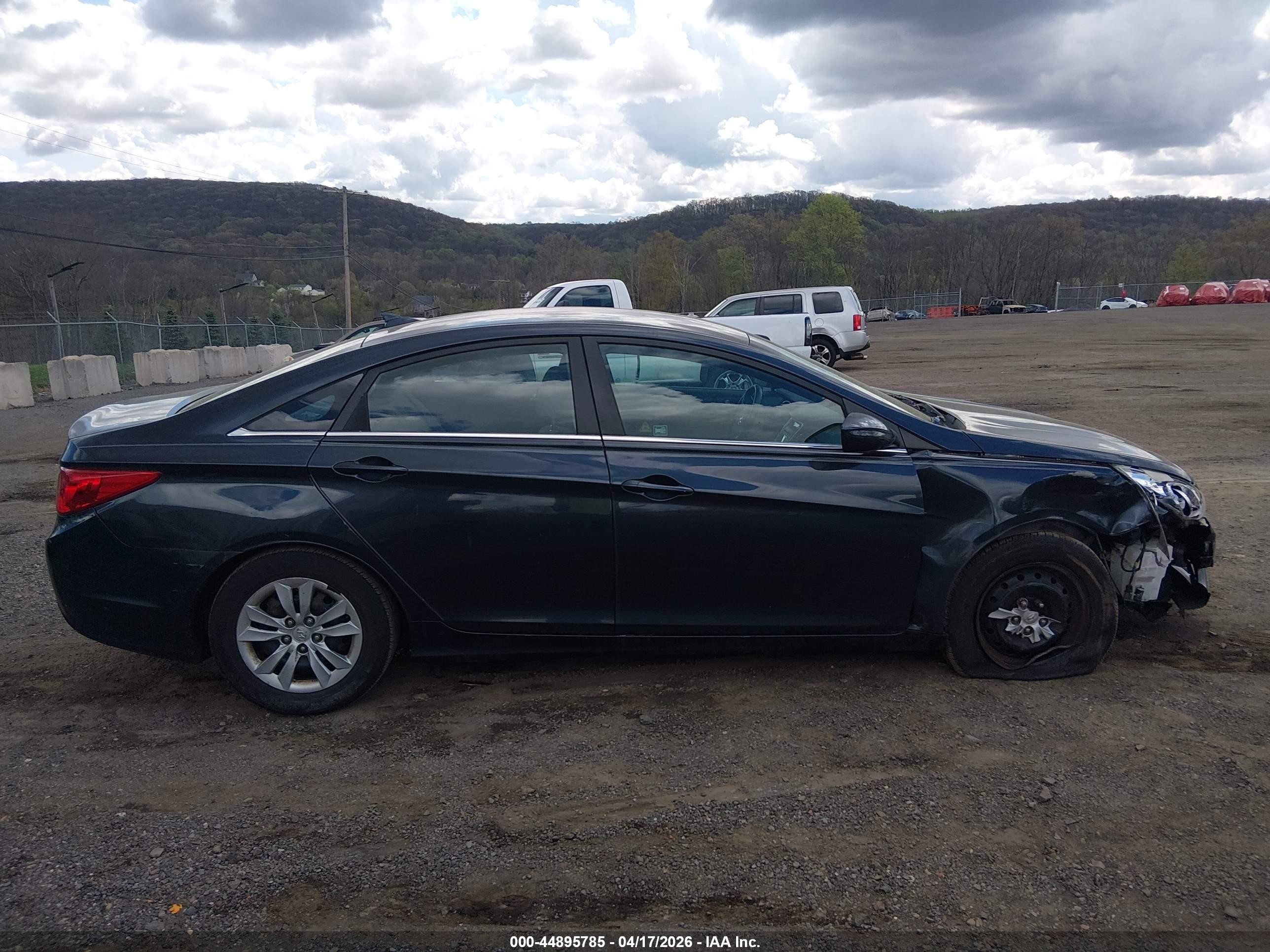 2012 Hyundai Sonata Gls Black vin: 5NPEB4AC9CH450236