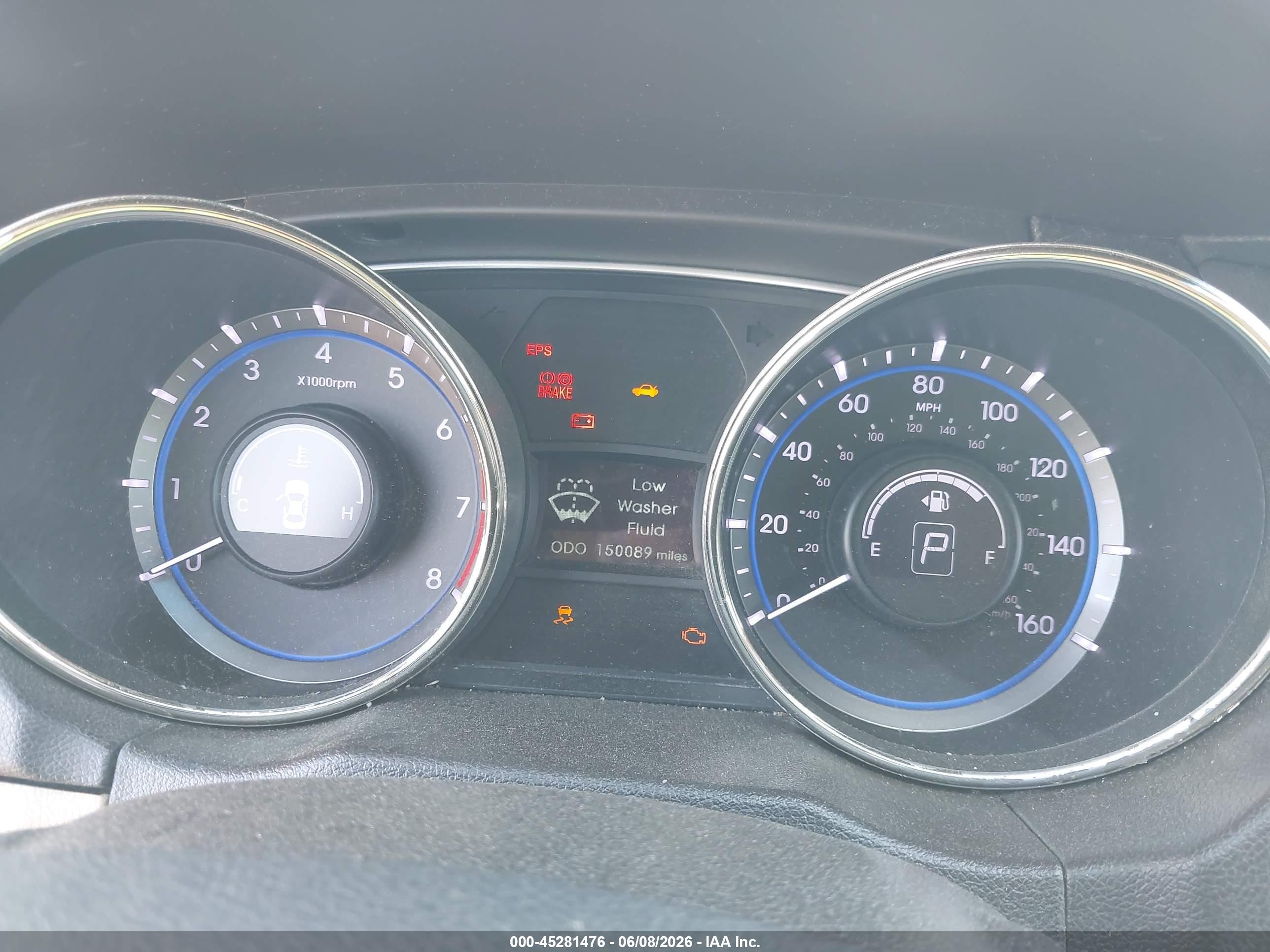 2012 Hyundai Sonata Gls Белый vin: 5NPEB4AC9CH456120