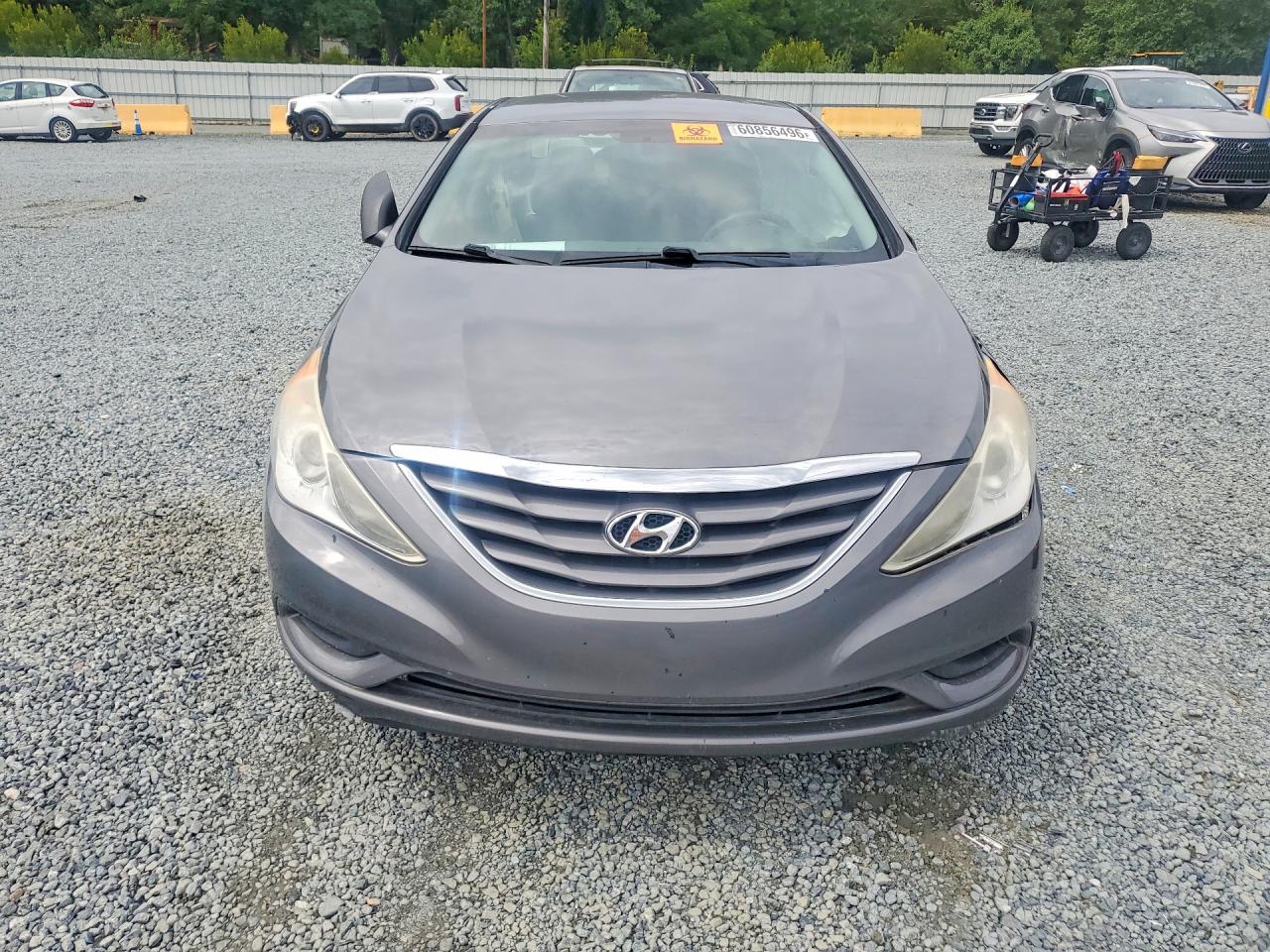 2012 Hyundai Sonata Gls Gray vin: 5NPEB4AC9CH461270