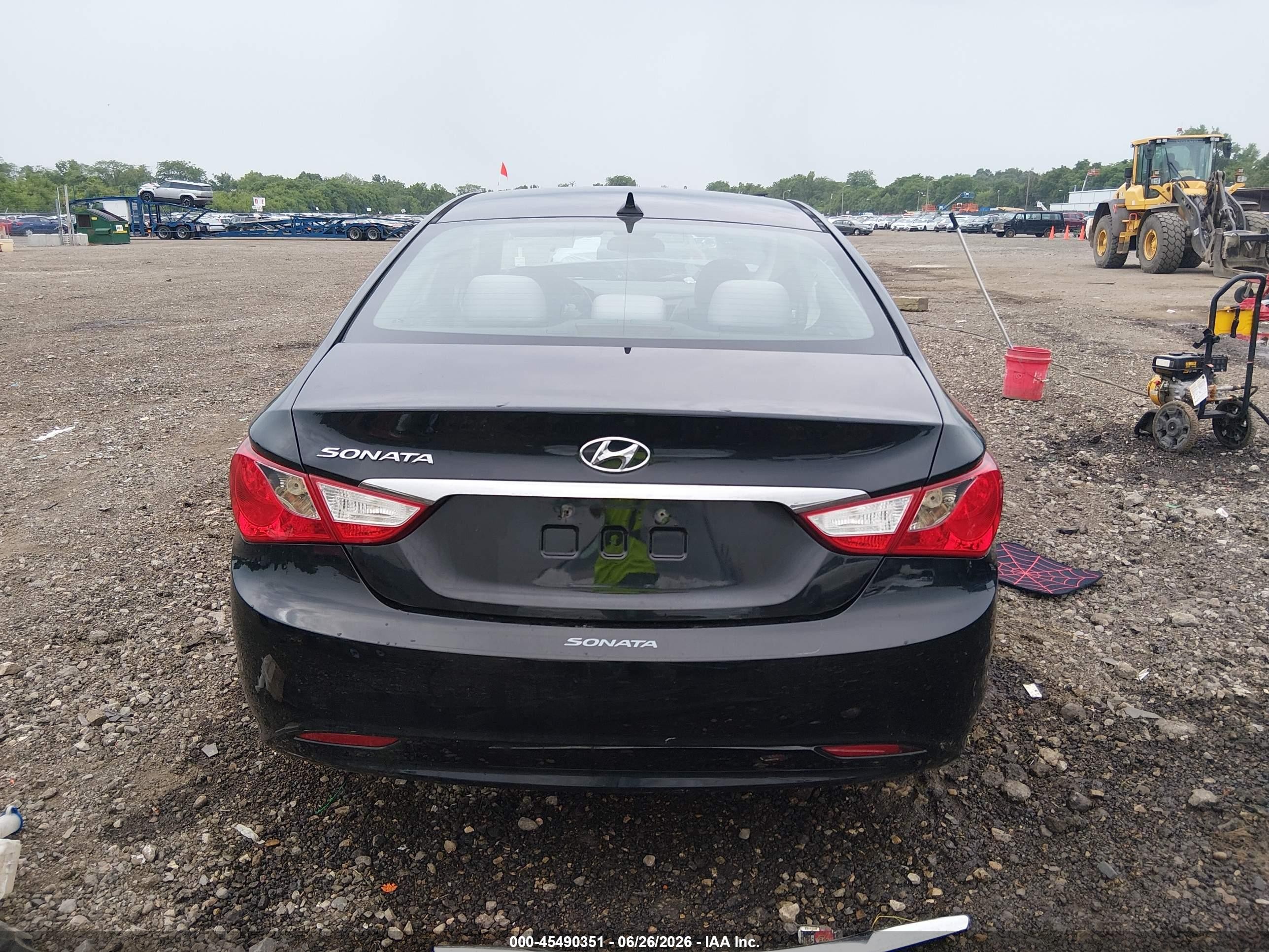 2012 Hyundai Sonata Gls Black vin: 5NPEB4AC9CH461950