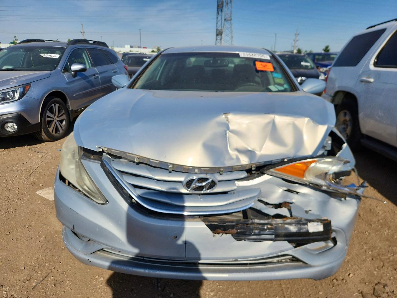 2012 Hyundai Sonata Gls Silver vin: 5NPEB4AC9CH468283