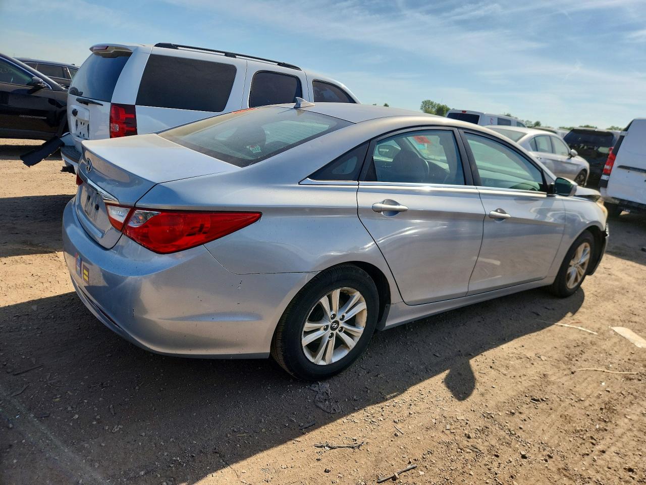 2012 Hyundai Sonata Gls Silver vin: 5NPEB4AC9CH468283