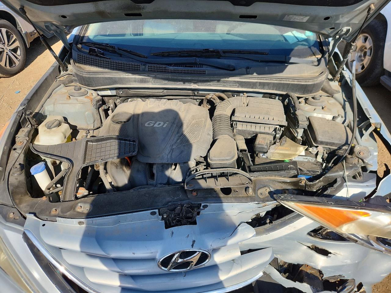 2012 Hyundai Sonata Gls Silver vin: 5NPEB4AC9CH468283