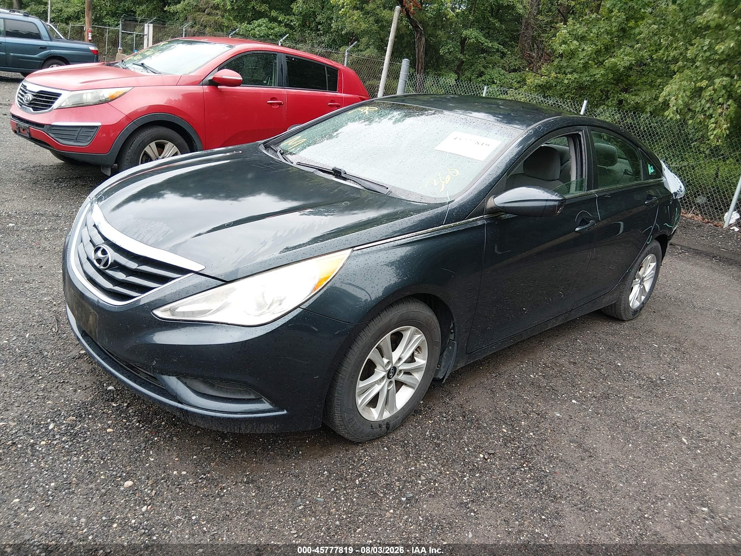 2012 Hyundai Sonata Gls Серый vin: 5NPEB4AC9CH469112