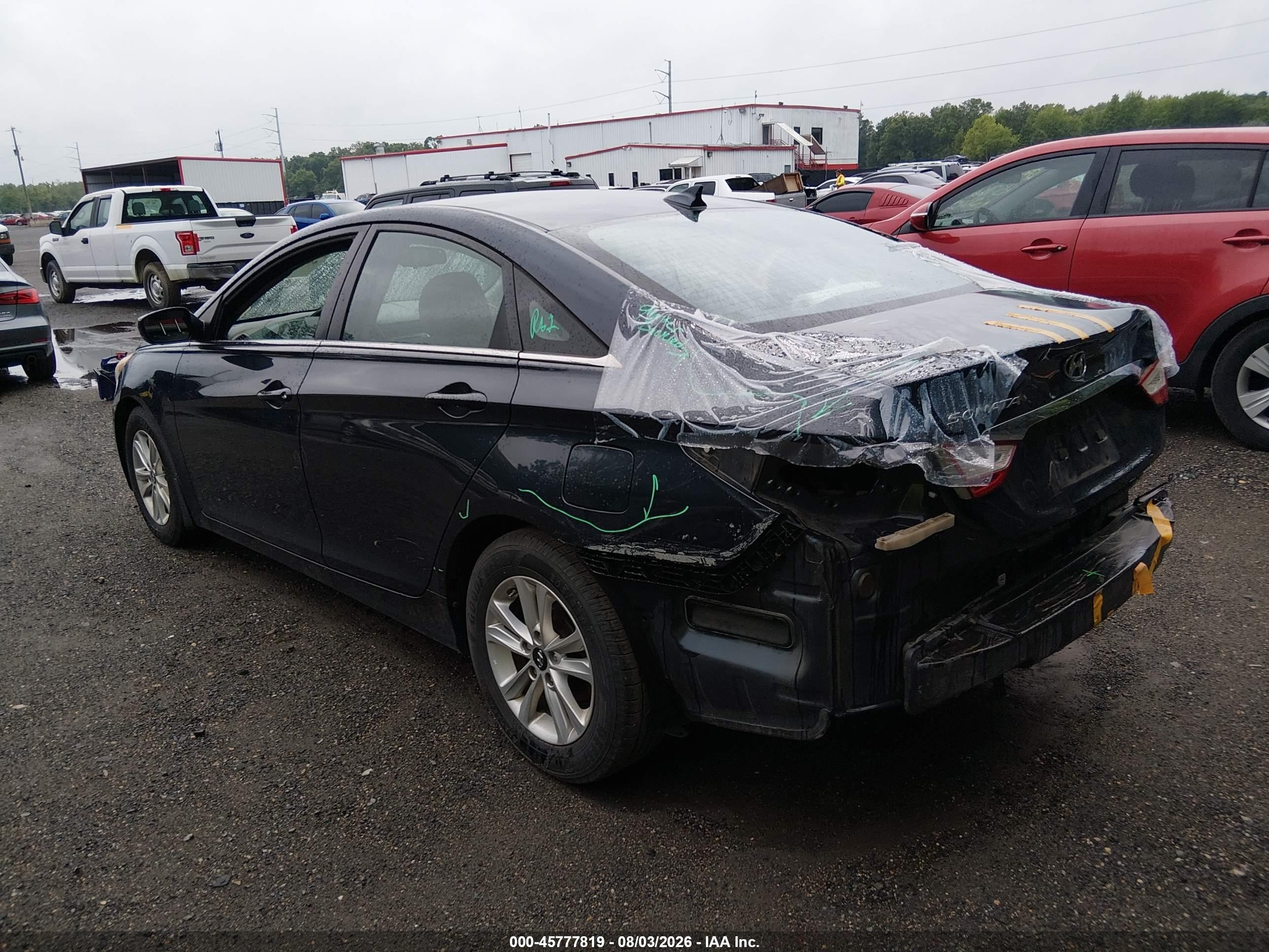 2012 Hyundai Sonata Gls Серый vin: 5NPEB4AC9CH469112