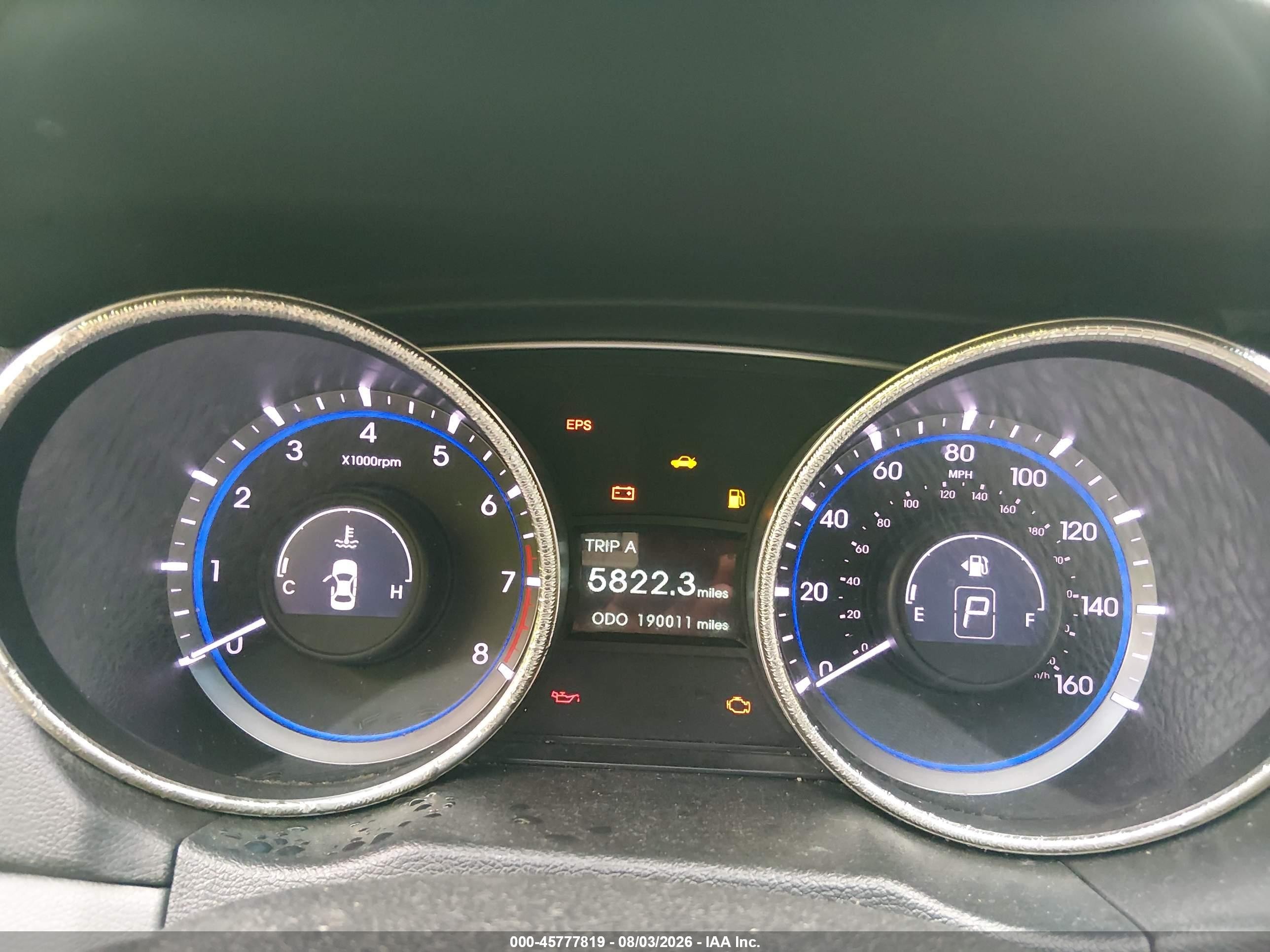 2012 Hyundai Sonata Gls Серый vin: 5NPEB4AC9CH469112