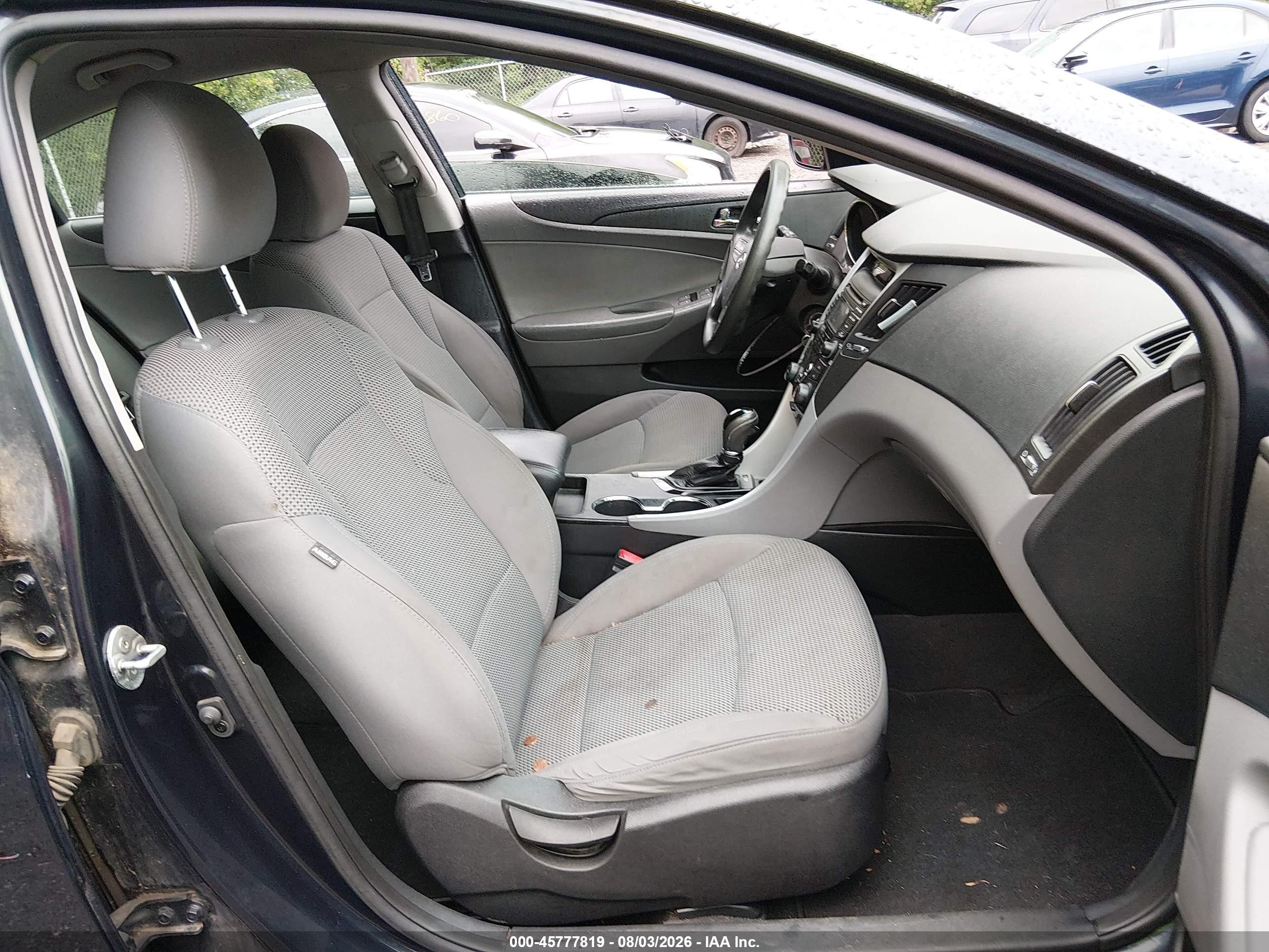 2012 Hyundai Sonata Gls Серый vin: 5NPEB4AC9CH469112