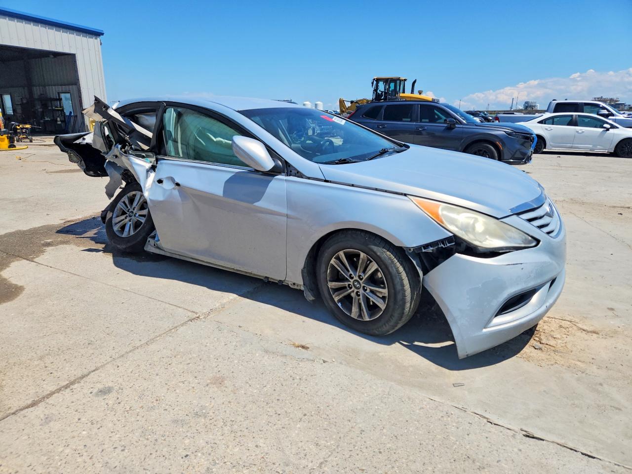 2012 Hyundai Sonata Gls Silver vin: 5NPEB4AC9CH472317