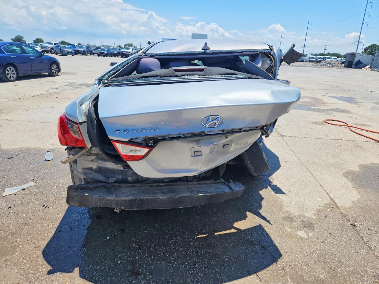 2012 Hyundai Sonata Gls Silver vin: 5NPEB4AC9CH472317