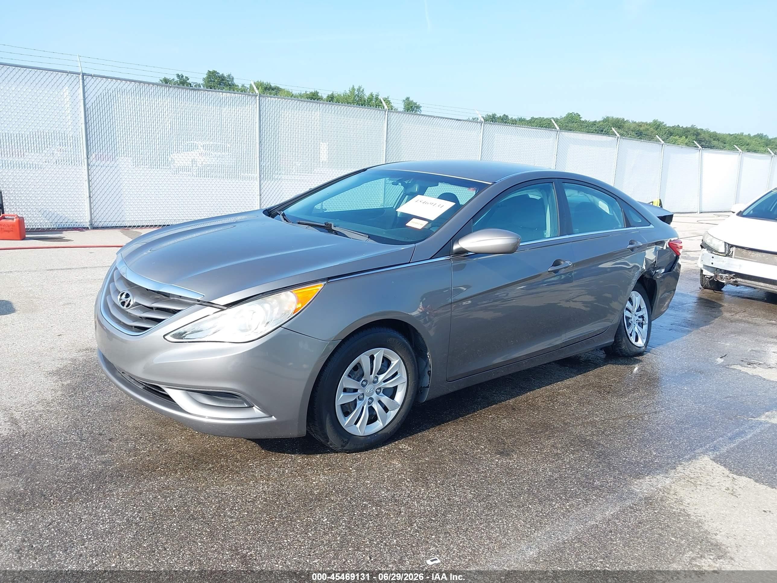 2012 Hyundai Sonata Gls Gray vin: 5NPEB4AC9CH478294