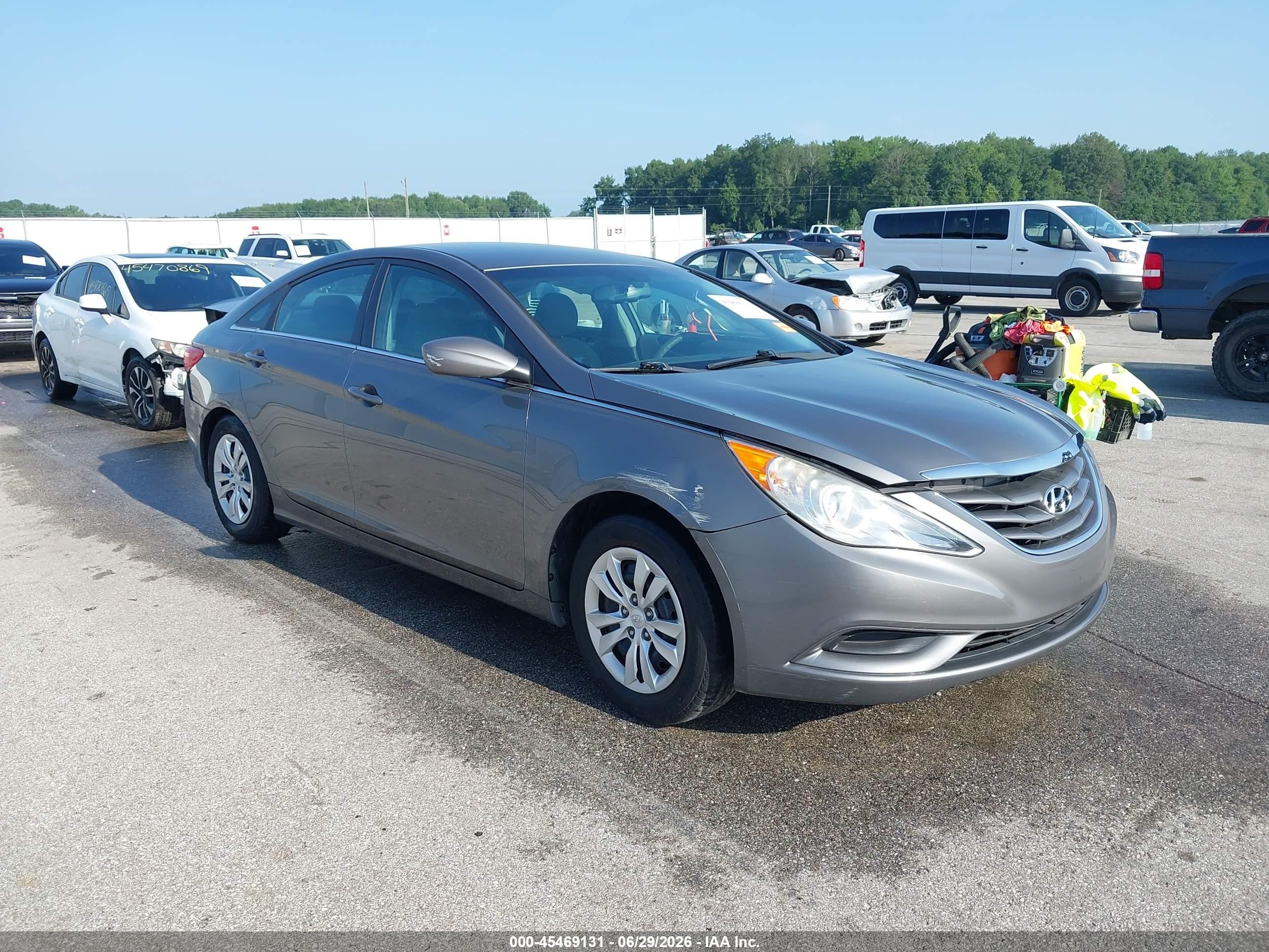 2012 Hyundai Sonata Gls Gray vin: 5NPEB4AC9CH478294