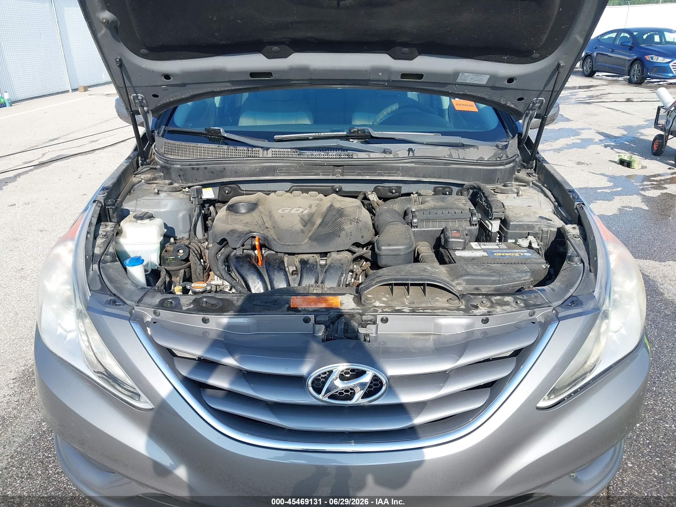 2012 Hyundai Sonata Gls Gray vin: 5NPEB4AC9CH478294