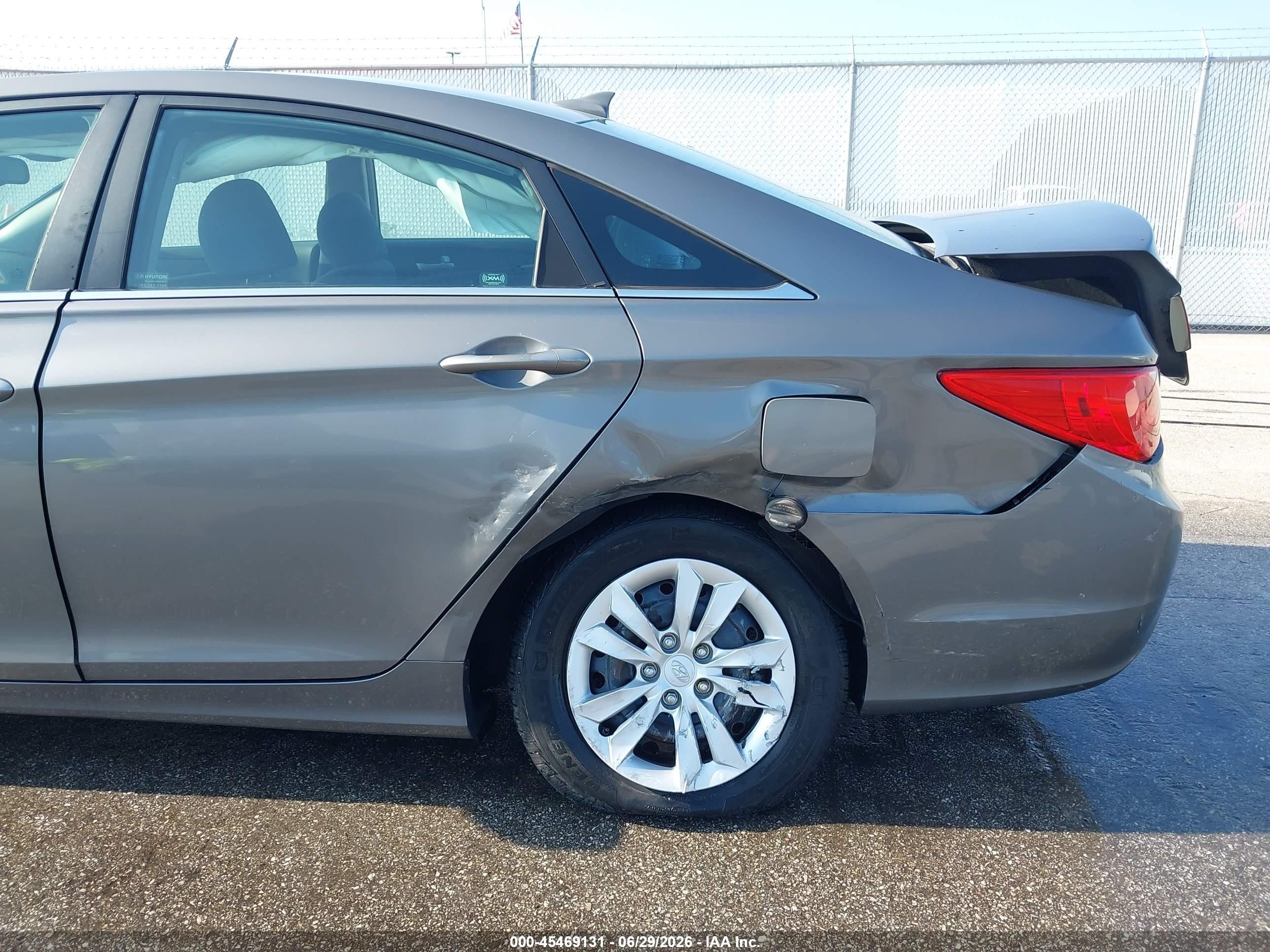 2012 Hyundai Sonata Gls Gray vin: 5NPEB4AC9CH478294
