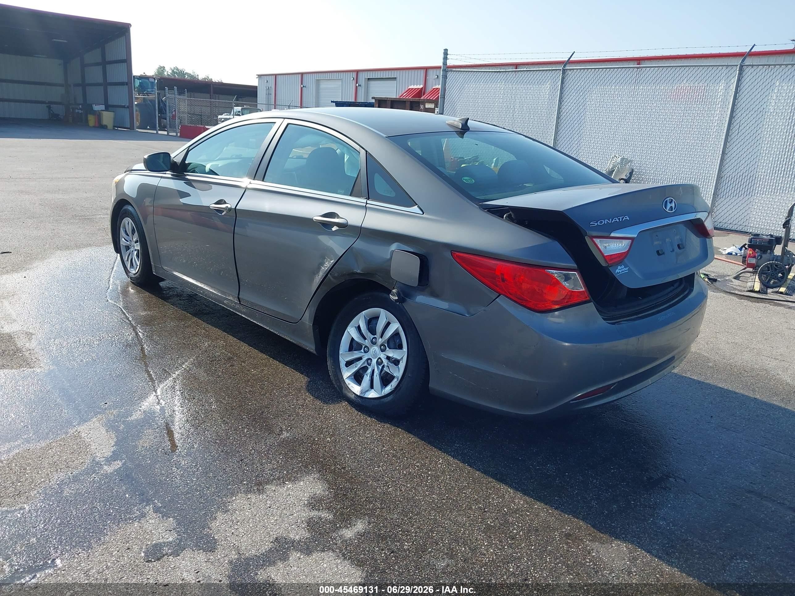 2012 Hyundai Sonata Gls Gray vin: 5NPEB4AC9CH478294