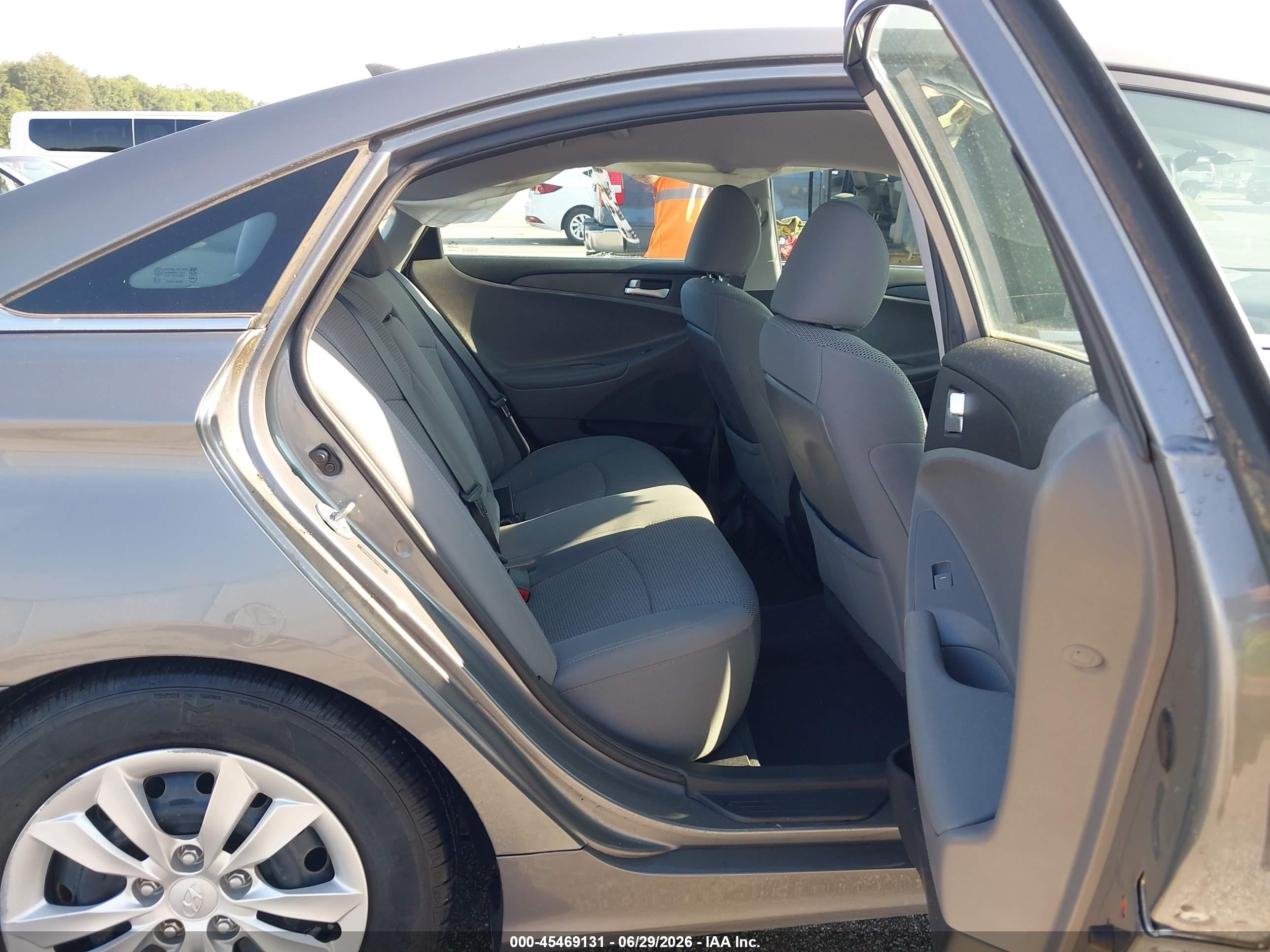 2012 Hyundai Sonata Gls Gray vin: 5NPEB4AC9CH478294