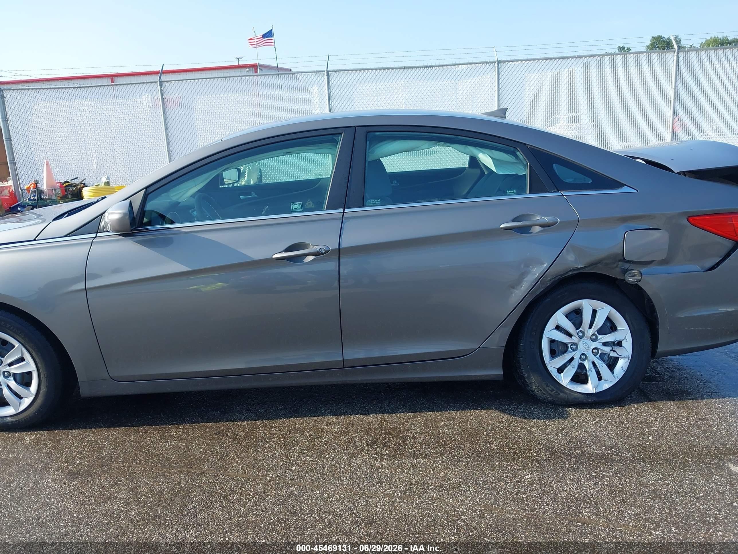 2012 Hyundai Sonata Gls Gray vin: 5NPEB4AC9CH478294