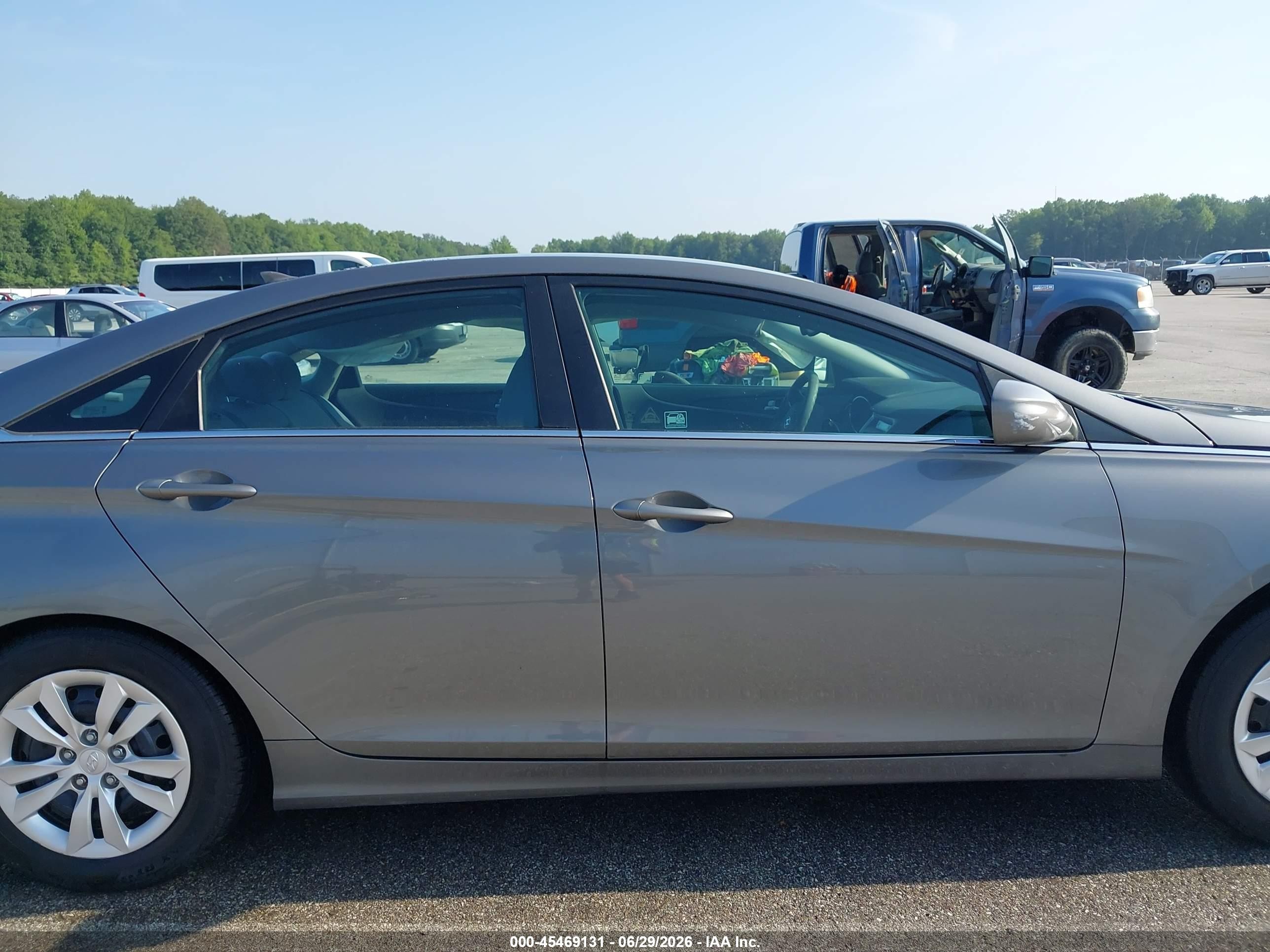 2012 Hyundai Sonata Gls Gray vin: 5NPEB4AC9CH478294
