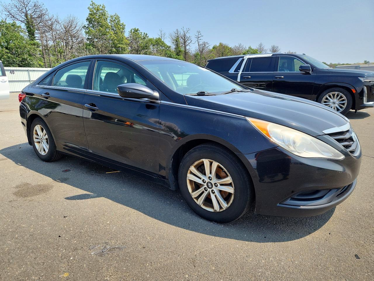 2012 Hyundai Sonata Gls Black vin: 5NPEB4AC9CH483026