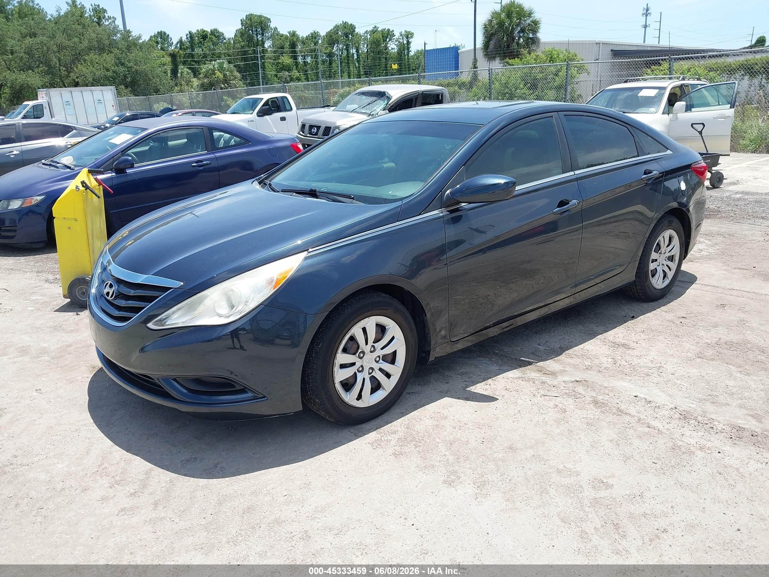2012 Hyundai Sonata Gls Blue vin: 5NPEB4AC9CH486248