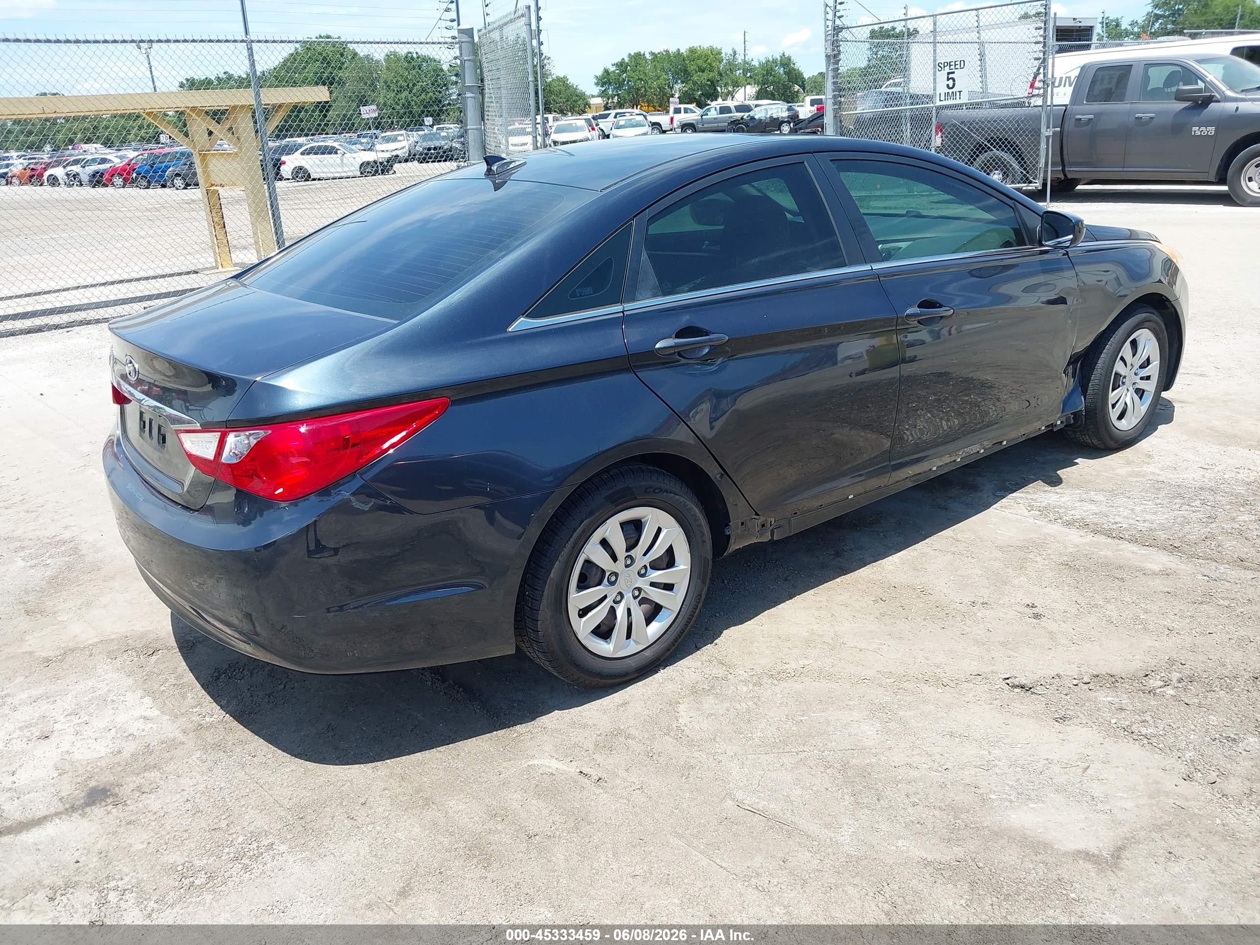 2012 Hyundai Sonata Gls Blue vin: 5NPEB4AC9CH486248