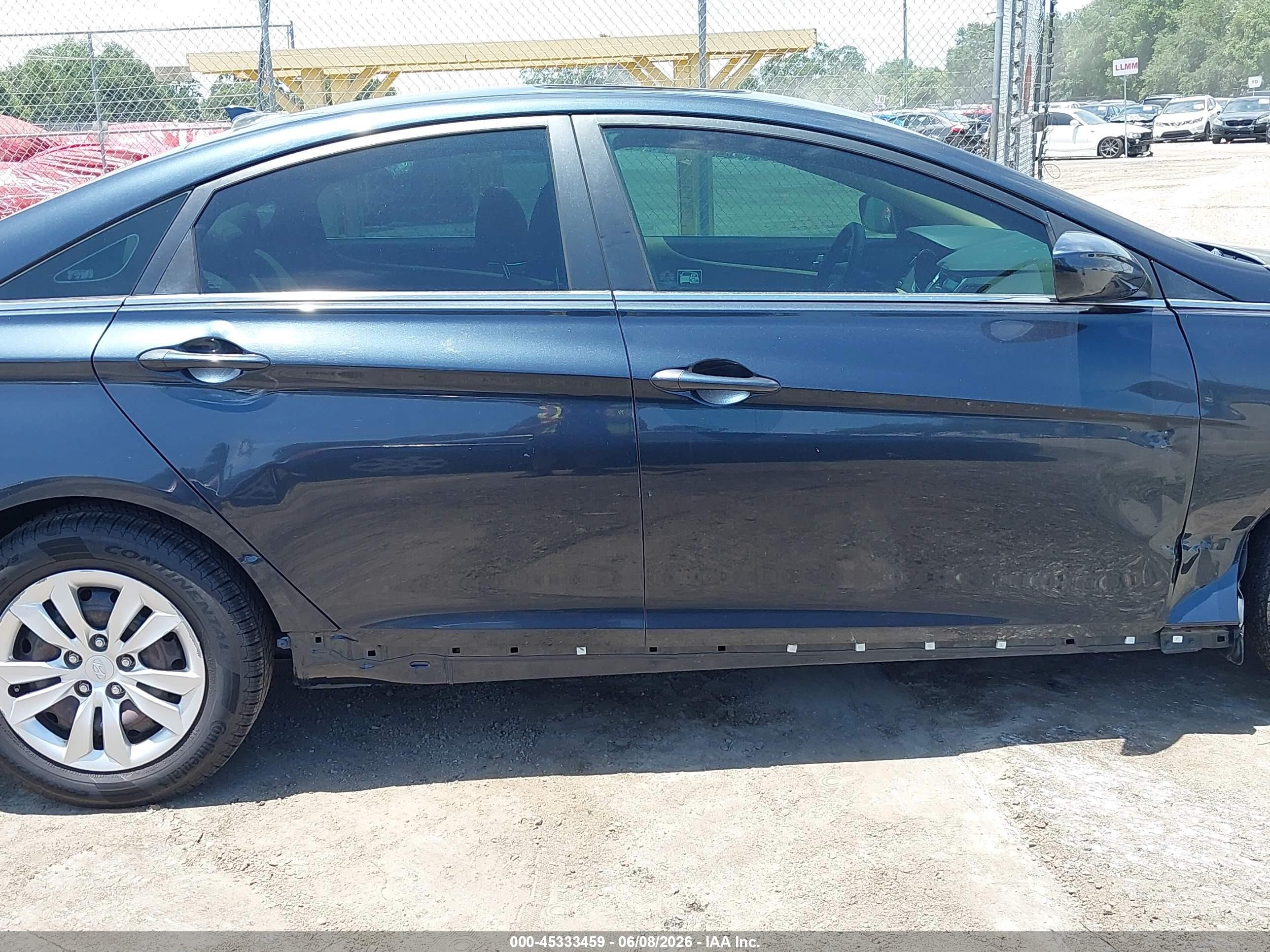 2012 Hyundai Sonata Gls Blue vin: 5NPEB4AC9CH486248