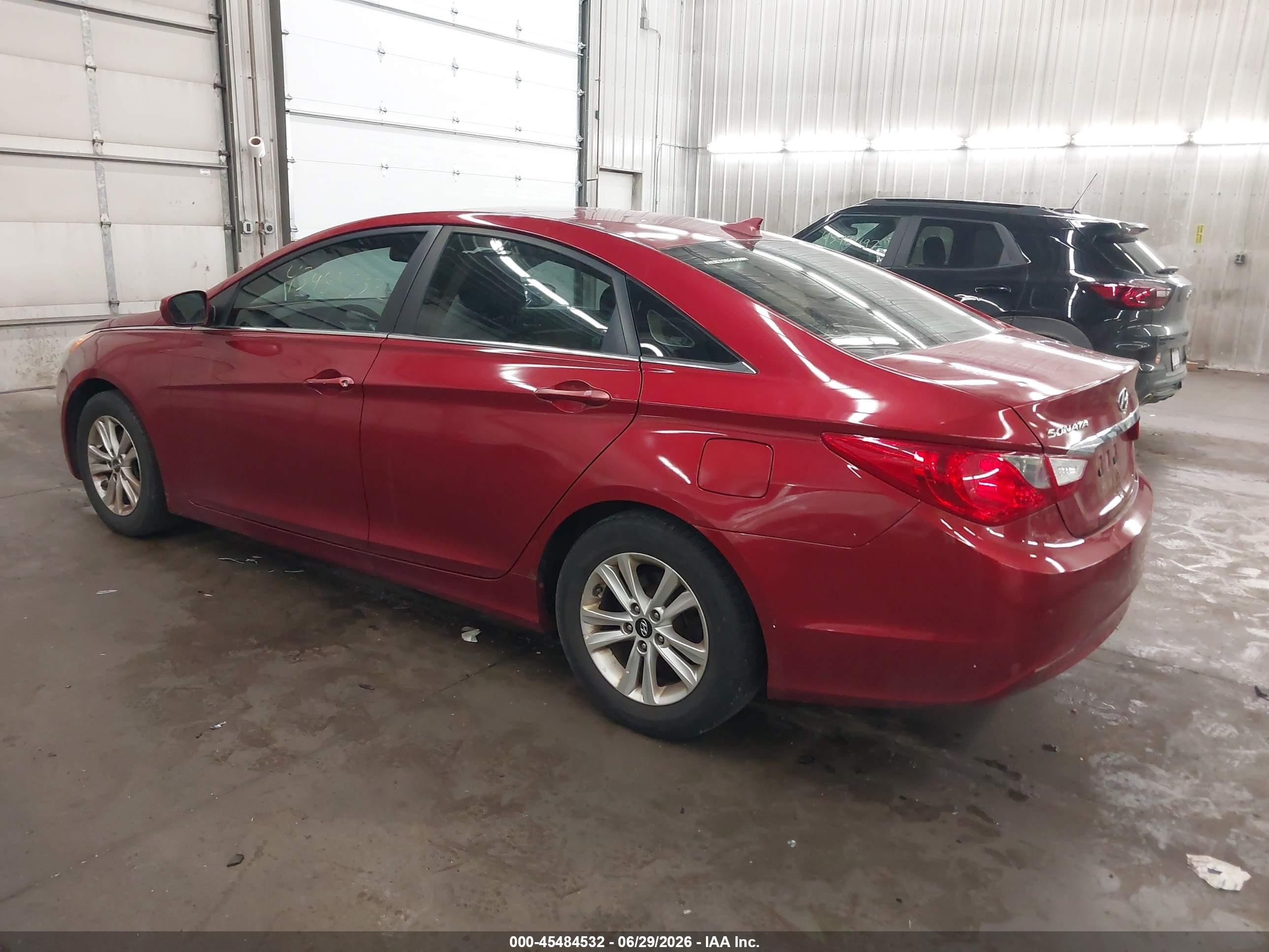 2012 Hyundai Sonata Gls Red vin: 5NPEB4AC9CH486699