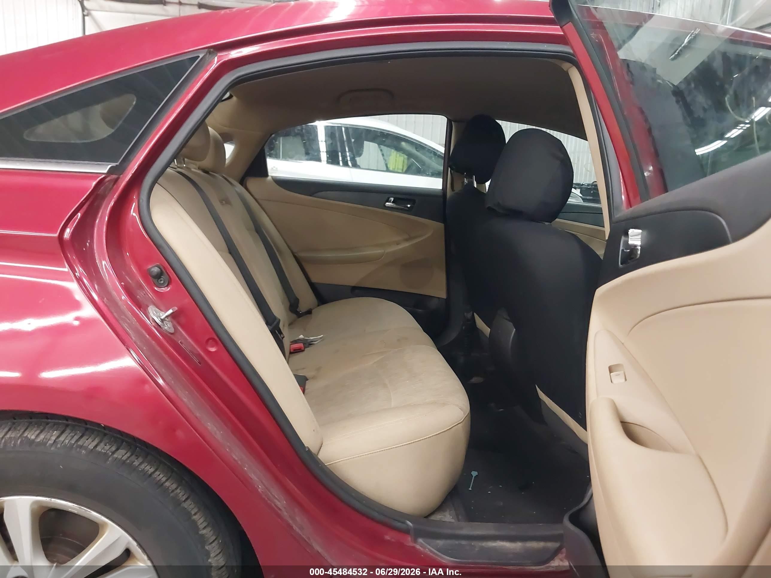 2012 Hyundai Sonata Gls Red vin: 5NPEB4AC9CH486699