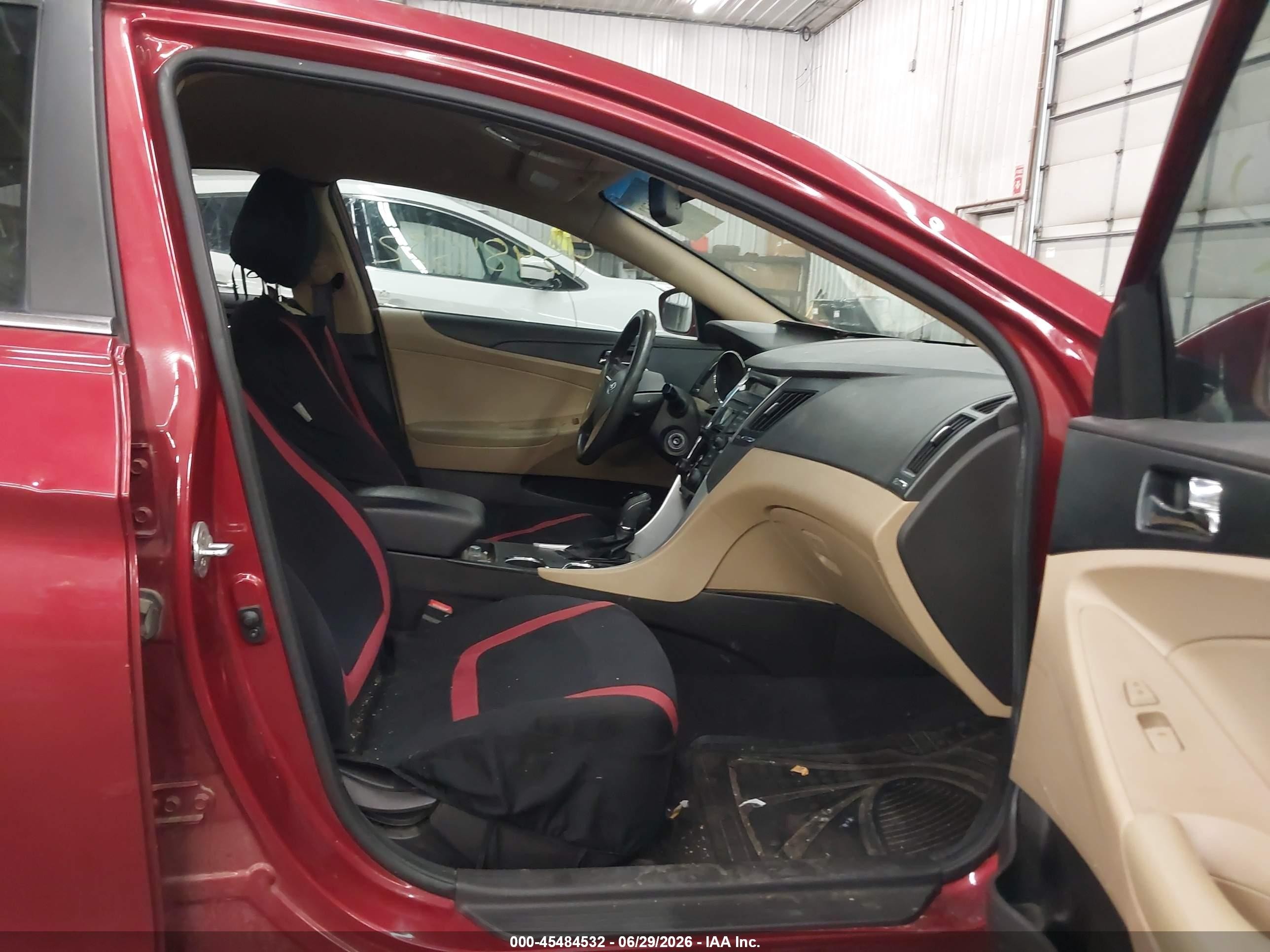 2012 Hyundai Sonata Gls Red vin: 5NPEB4AC9CH486699