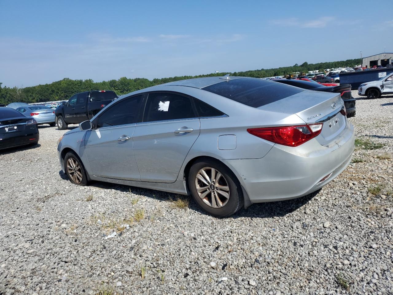 2012 Hyundai Sonata Silver vin: 5NPEB4AC9CH496102