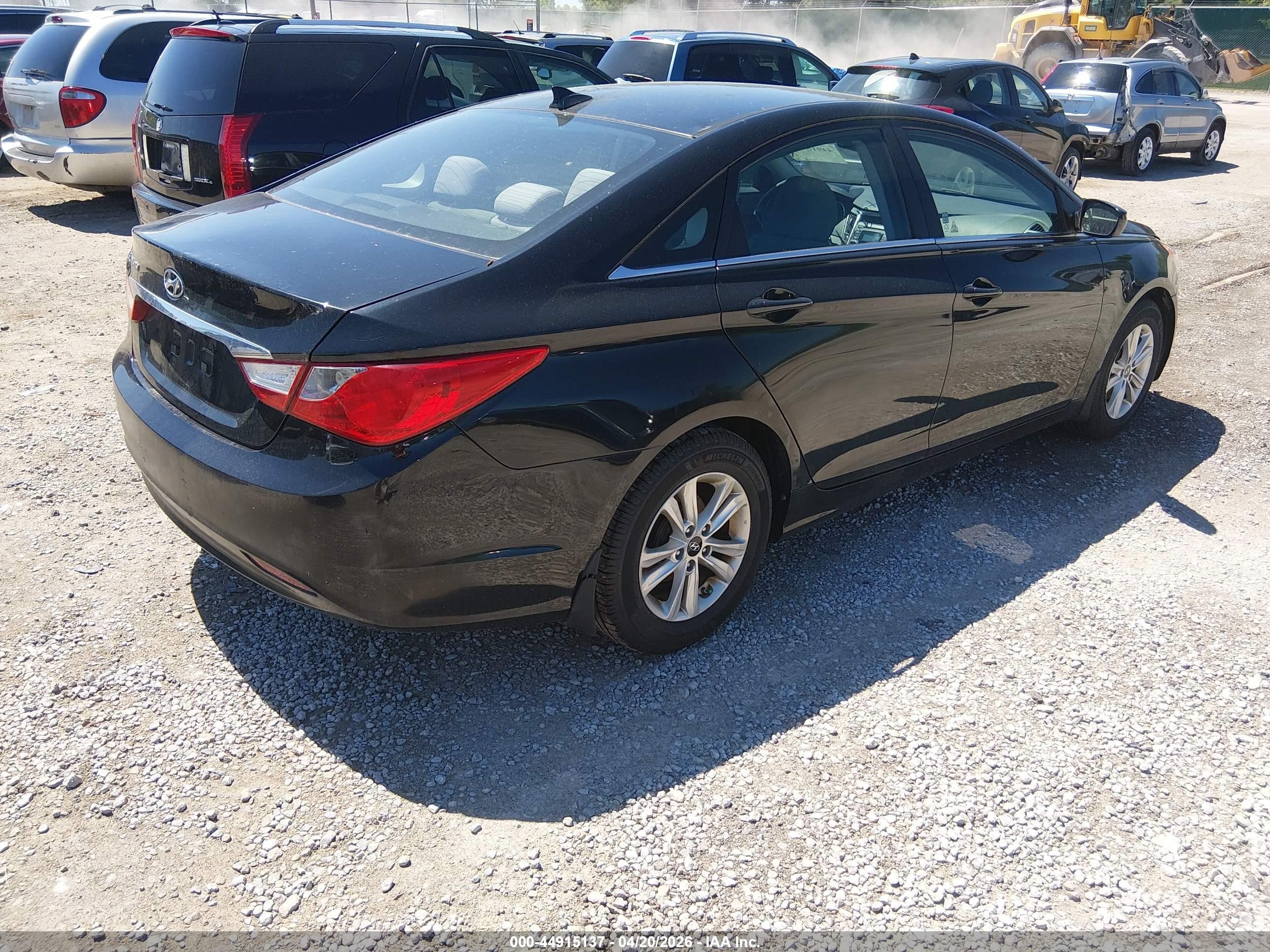 2012 Hyundai Sonata Gls Black vin: 5NPEB4AC9CH498433