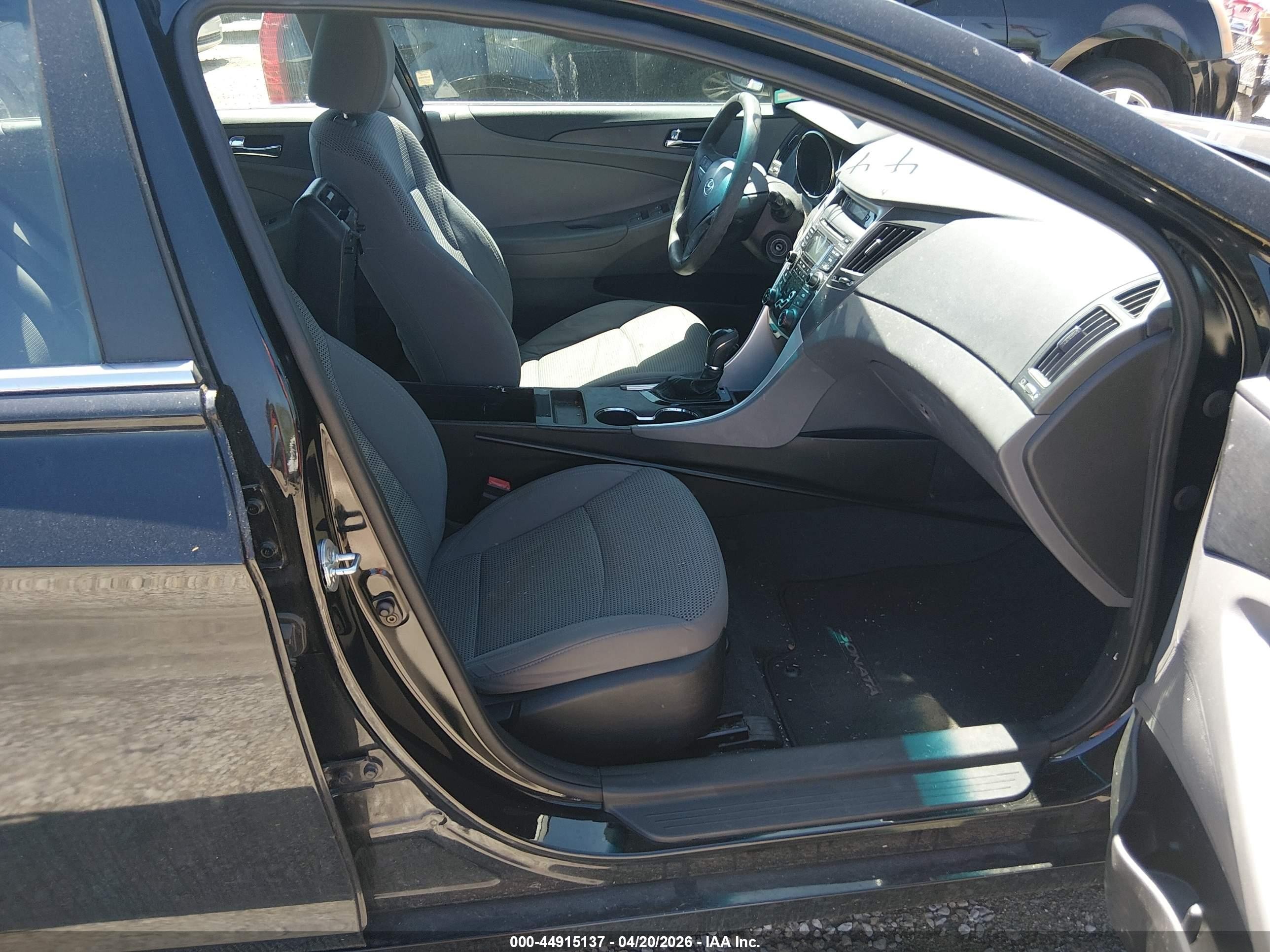 2012 Hyundai Sonata Gls Black vin: 5NPEB4AC9CH498433