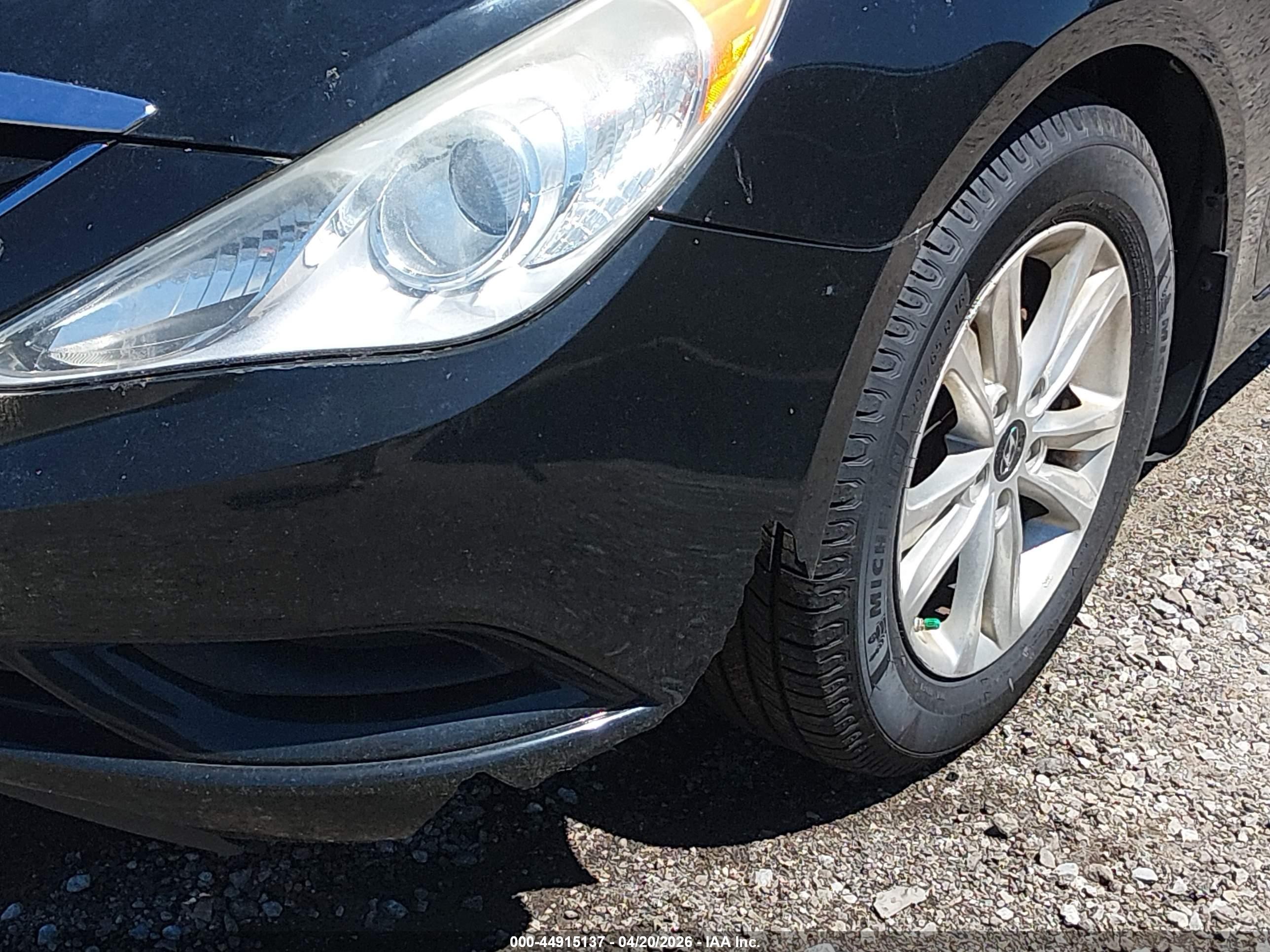 2012 Hyundai Sonata Gls Black vin: 5NPEB4AC9CH498433