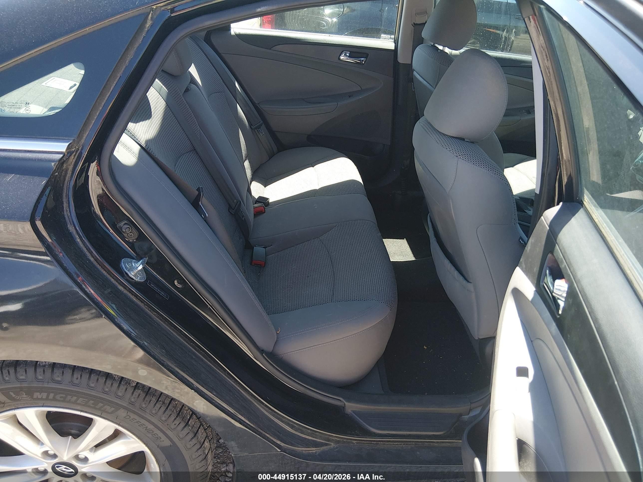 2012 Hyundai Sonata Gls Black vin: 5NPEB4AC9CH498433