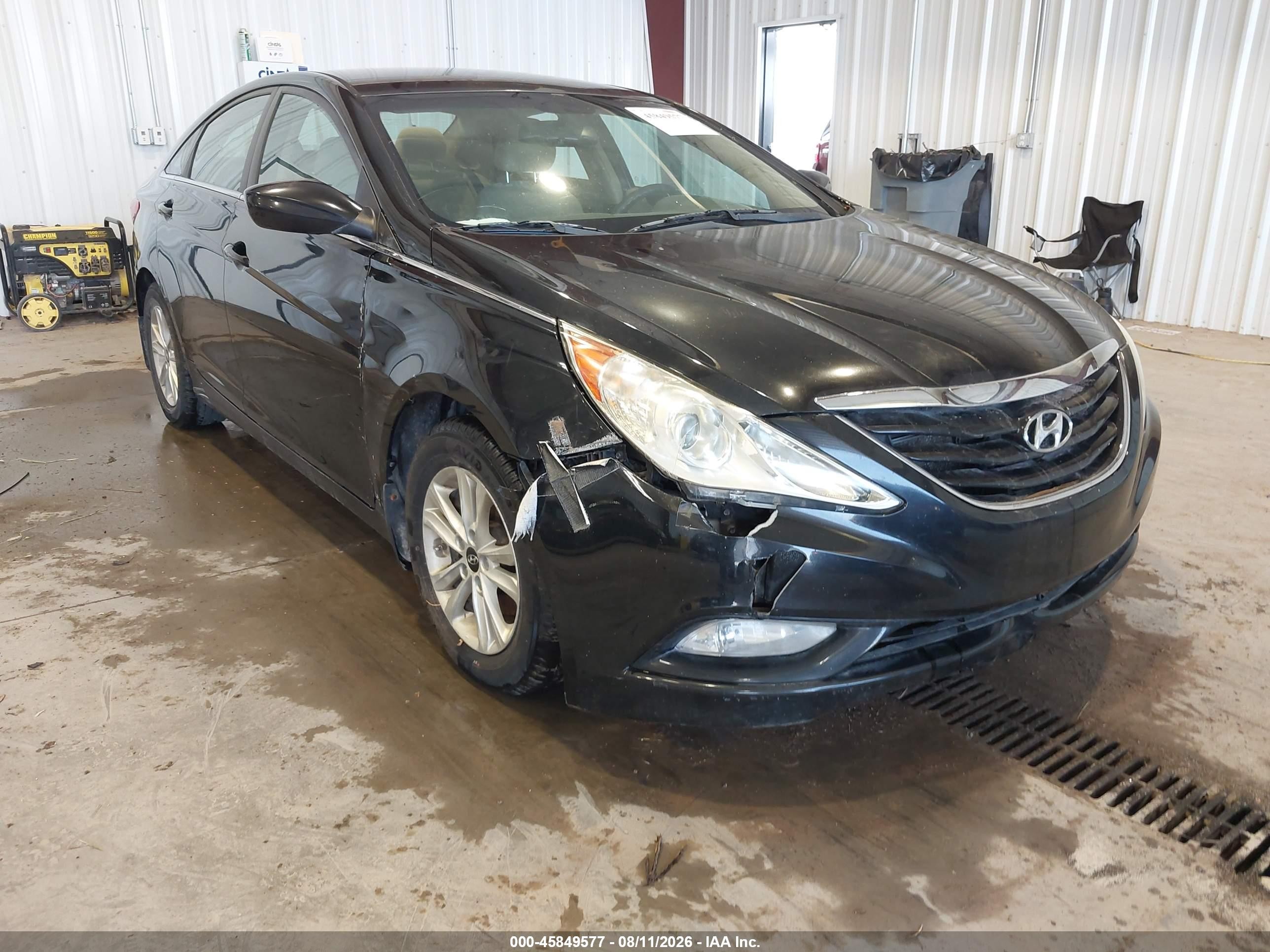 2013 Hyundai Sonata Gls Black vin: 5NPEB4AC9DH505995