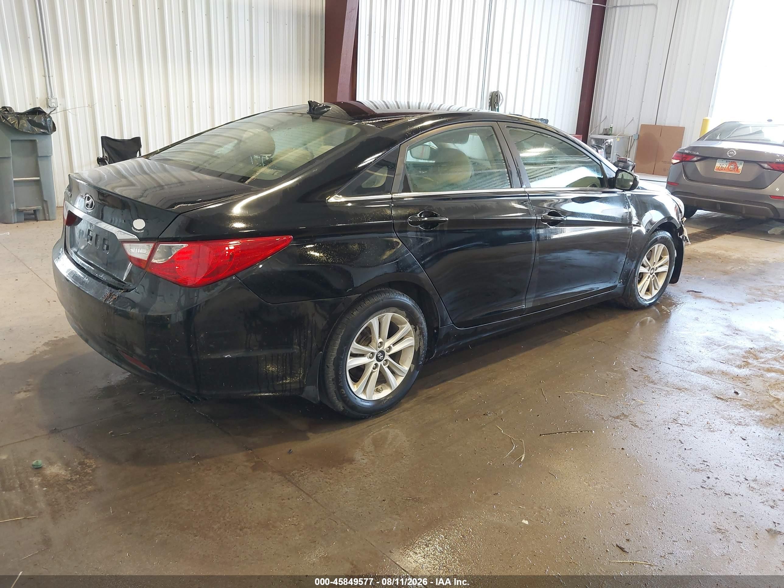 2013 Hyundai Sonata Gls Black vin: 5NPEB4AC9DH505995