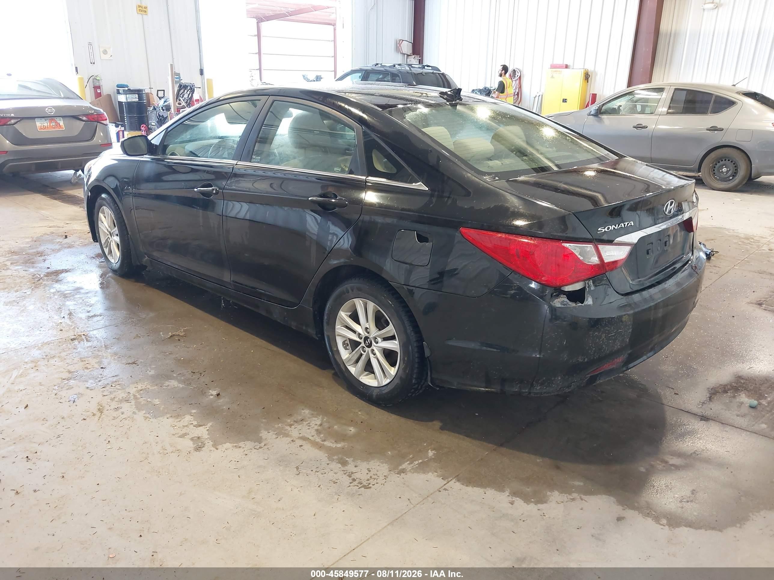 2013 Hyundai Sonata Gls Black vin: 5NPEB4AC9DH505995