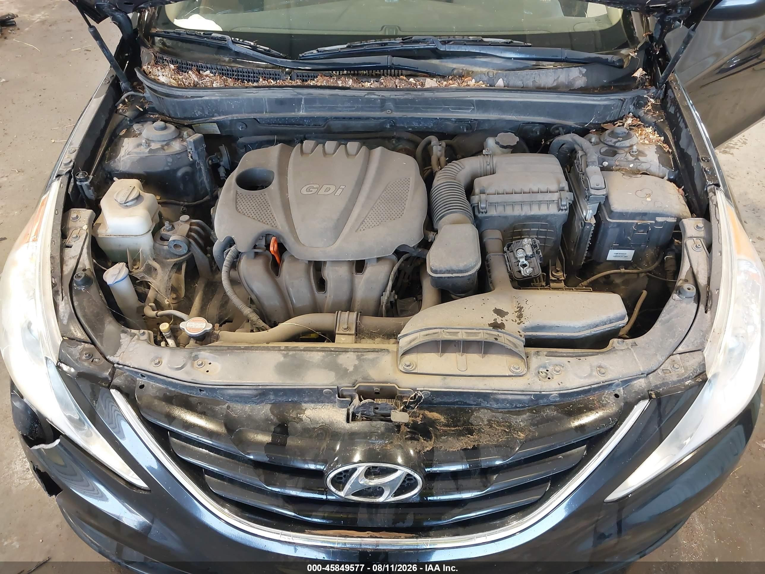 2013 Hyundai Sonata Gls Black vin: 5NPEB4AC9DH505995