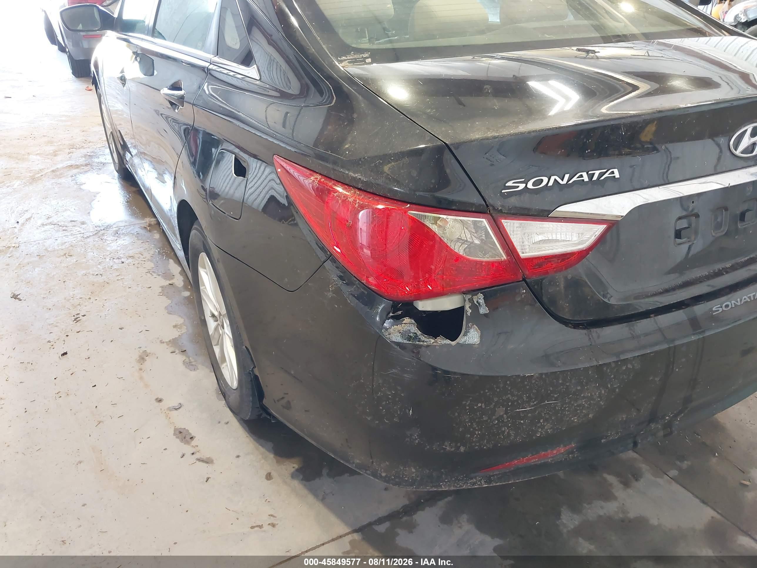 2013 Hyundai Sonata Gls Black vin: 5NPEB4AC9DH505995