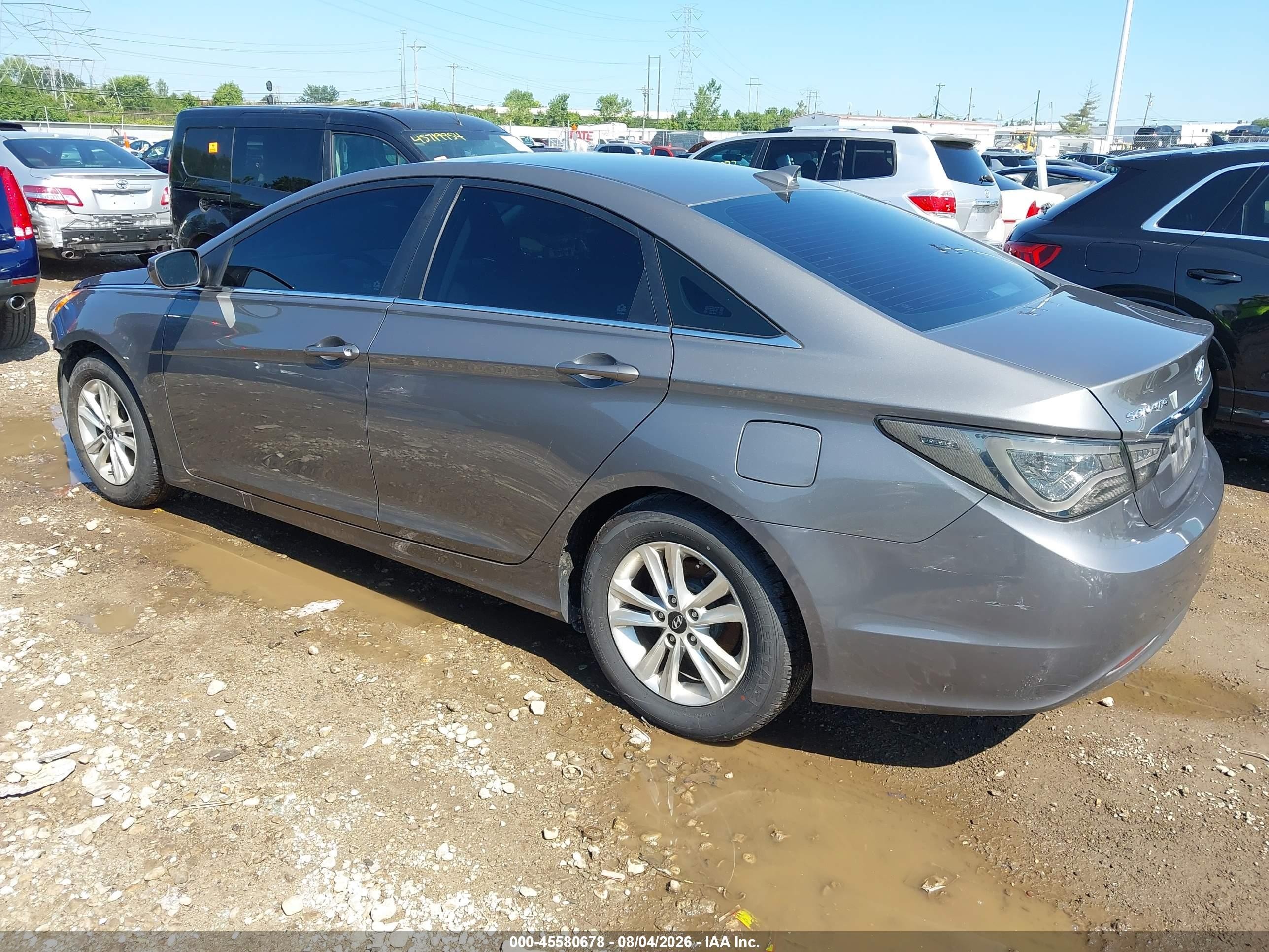 2013 Hyundai Sonata Gls Gray vin: 5NPEB4AC9DH516916