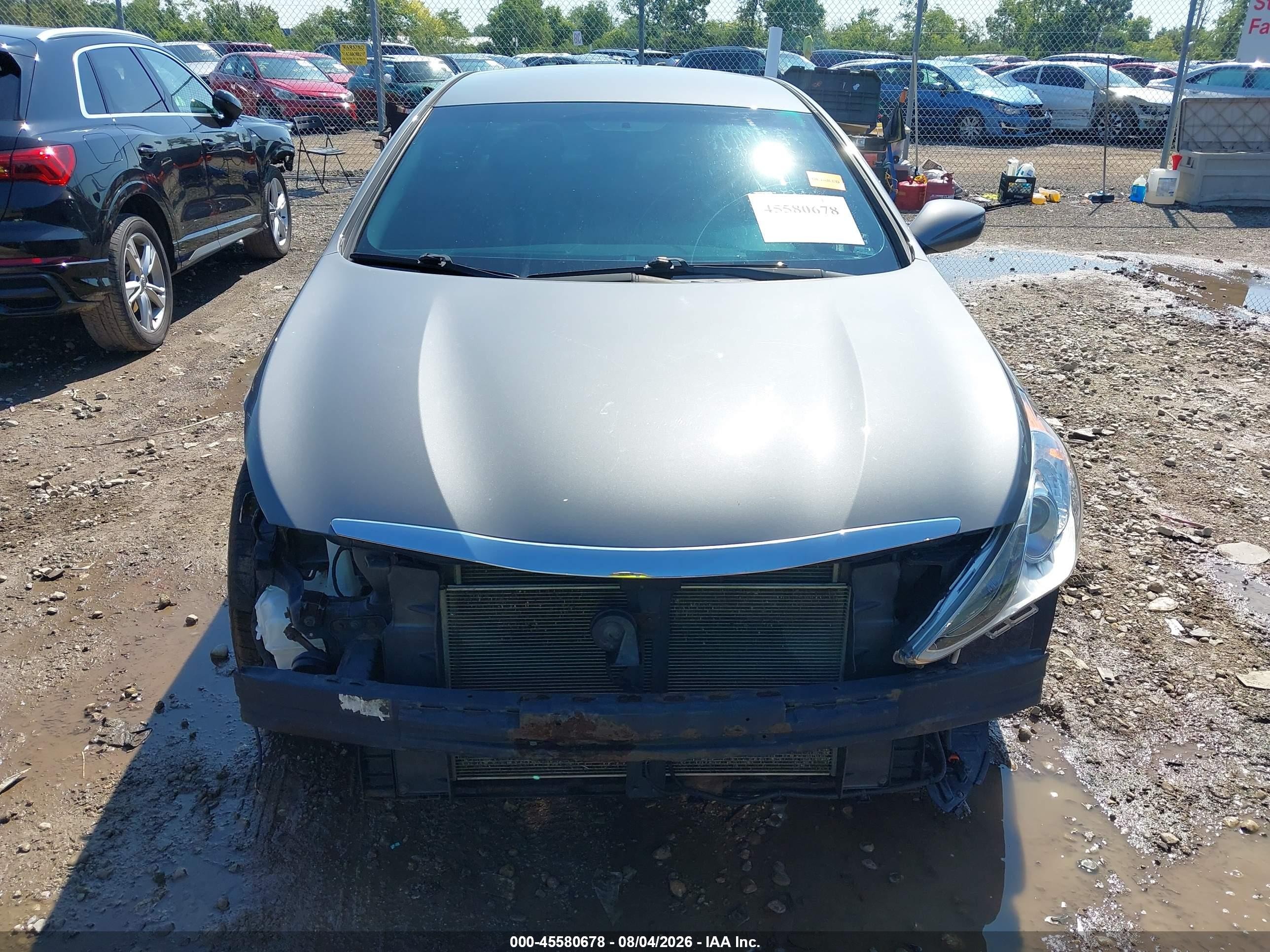 2013 Hyundai Sonata Gls Gray vin: 5NPEB4AC9DH516916