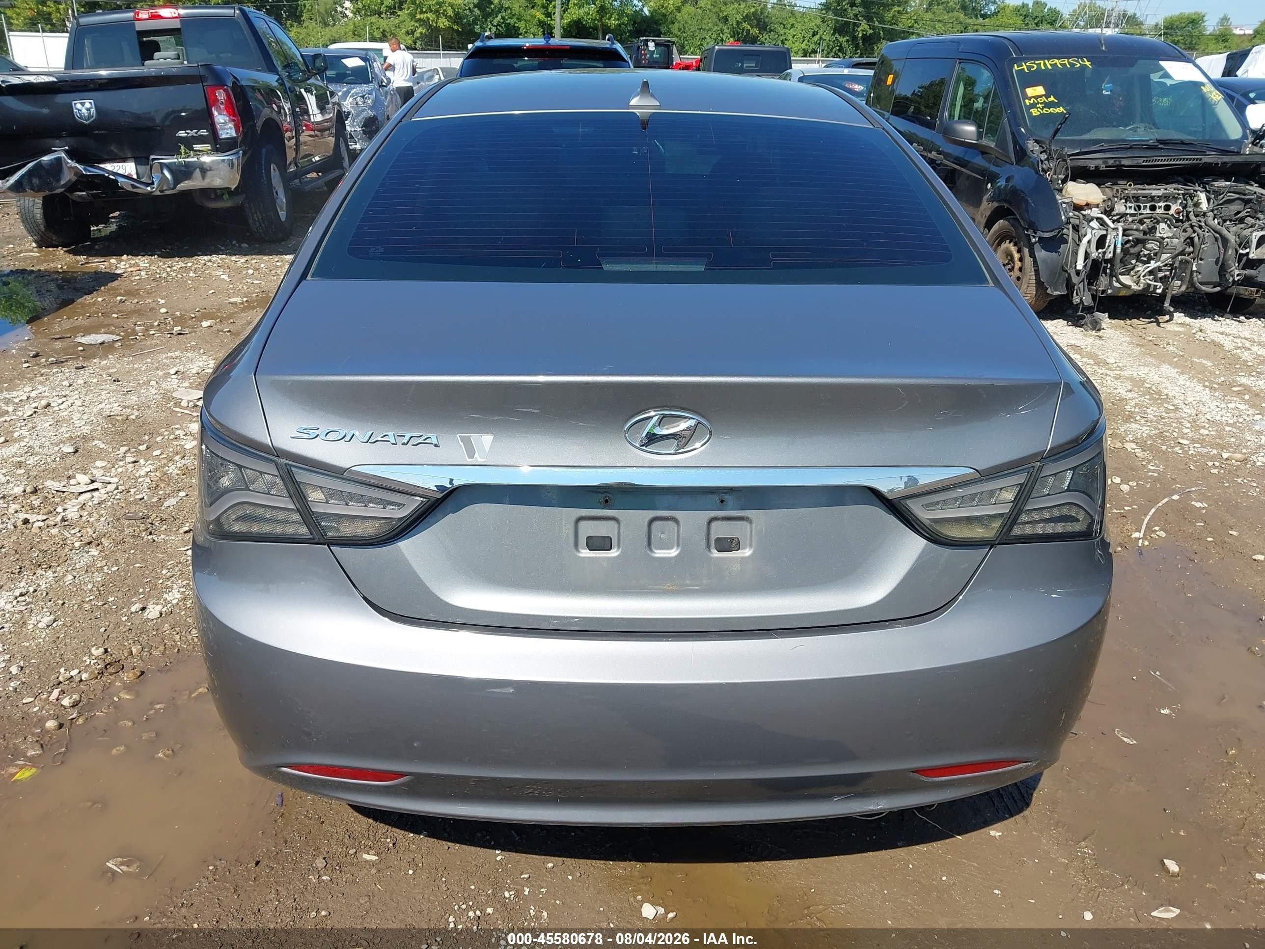 2013 Hyundai Sonata Gls Gray vin: 5NPEB4AC9DH516916