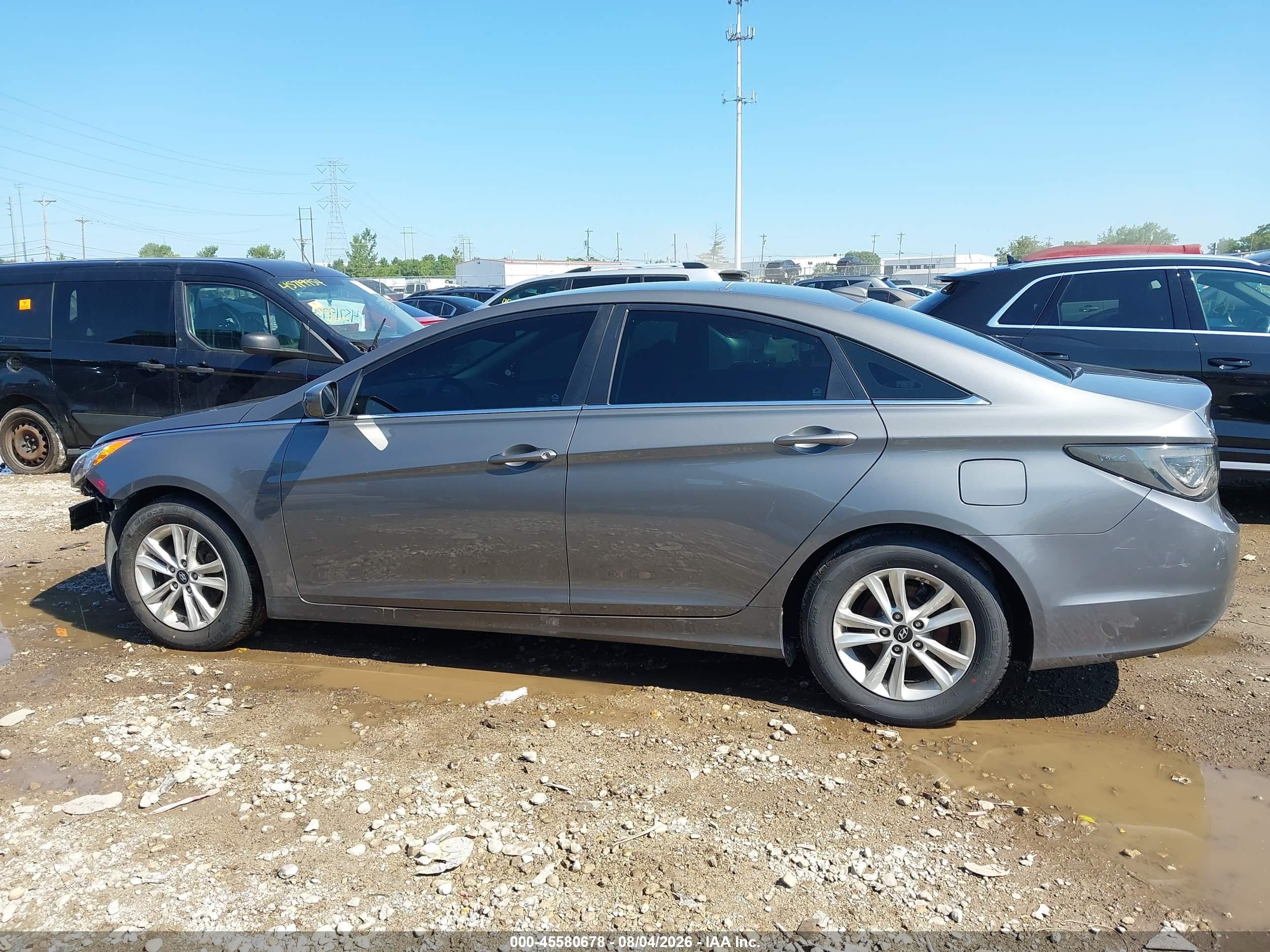 2013 Hyundai Sonata Gls Gray vin: 5NPEB4AC9DH516916