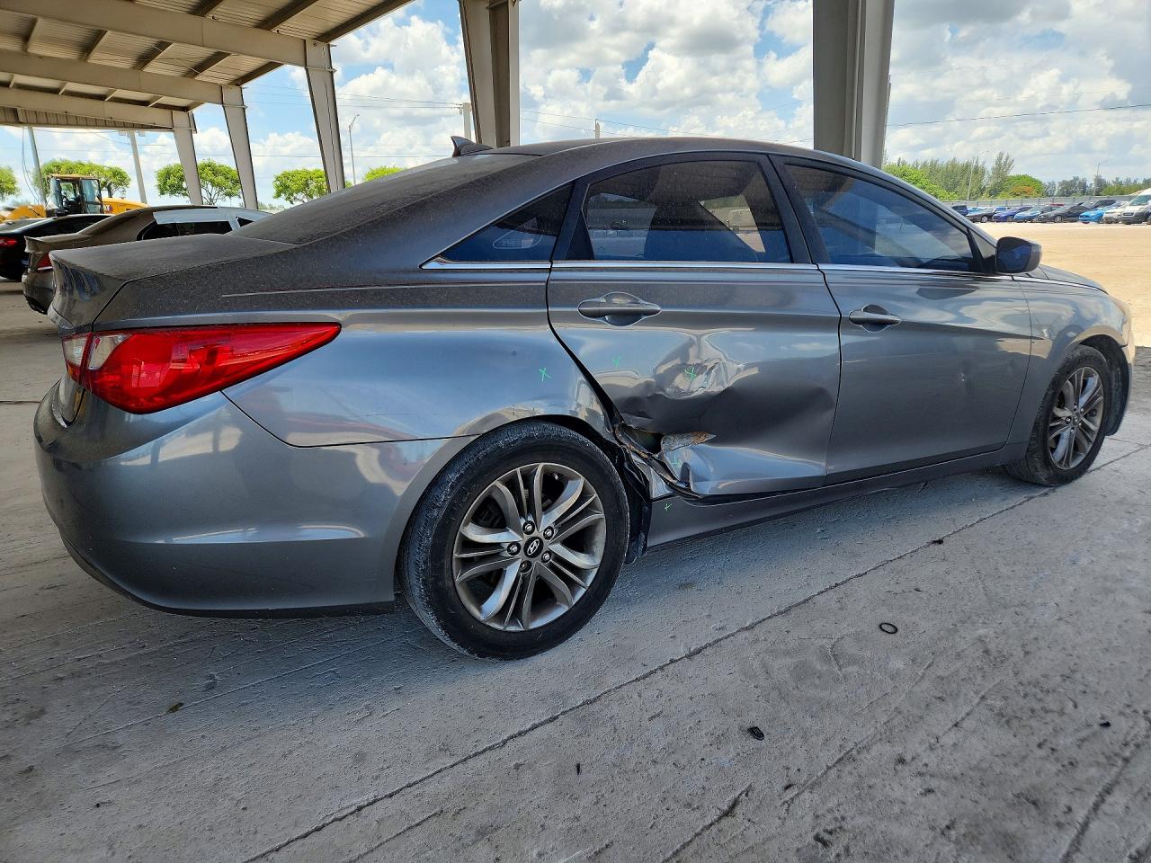 2013 Hyundai Sonata Gls Gray vin: 5NPEB4AC9DH519069