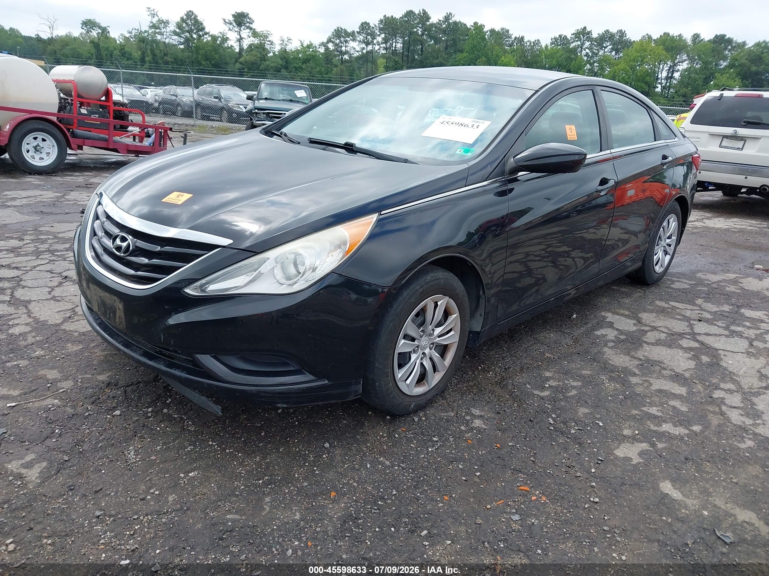 2013 Hyundai Sonata Gls Black vin: 5NPEB4AC9DH527544