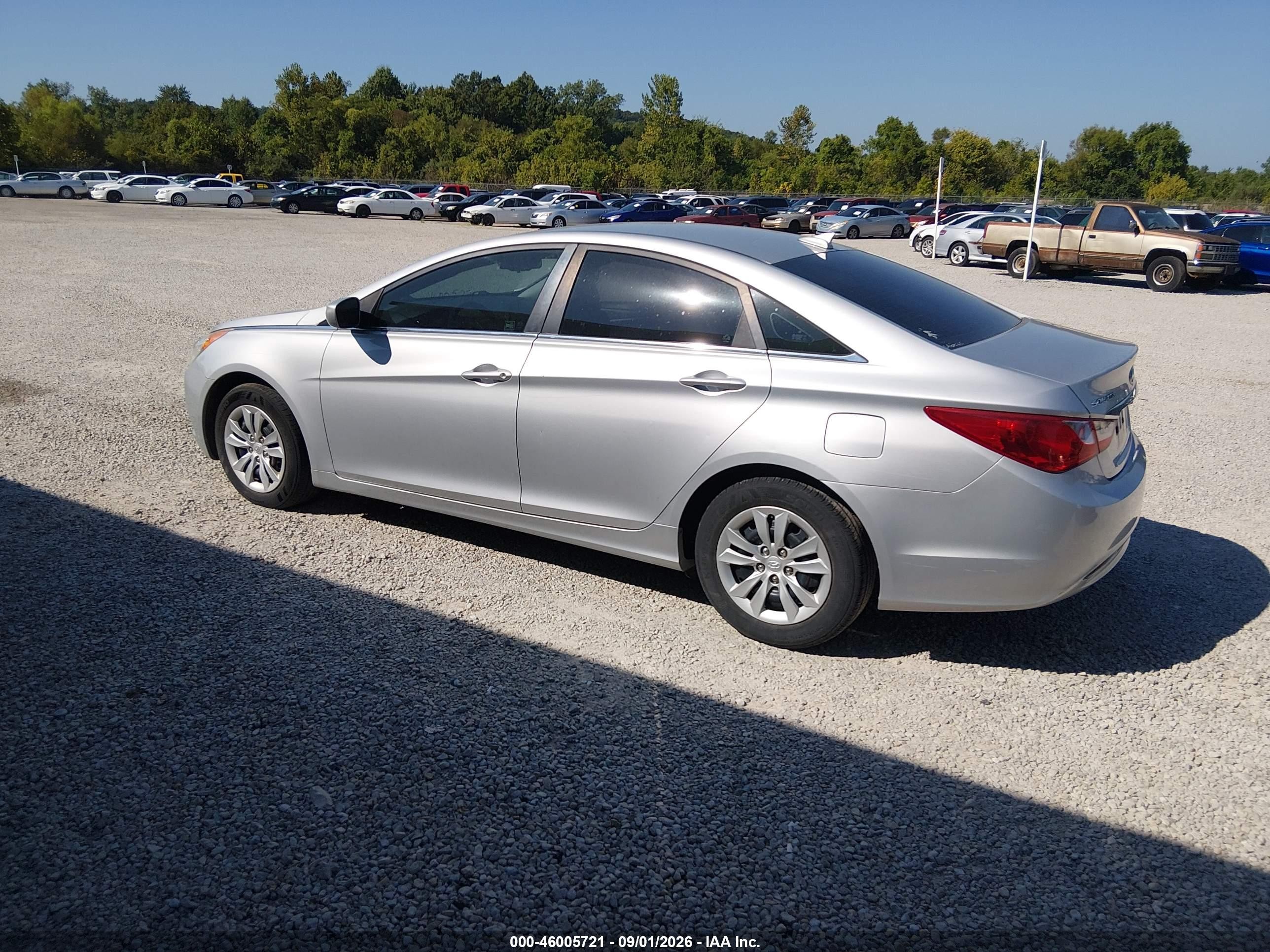 2013 Hyundai Sonata Gls Silver vin: 5NPEB4AC9DH551309